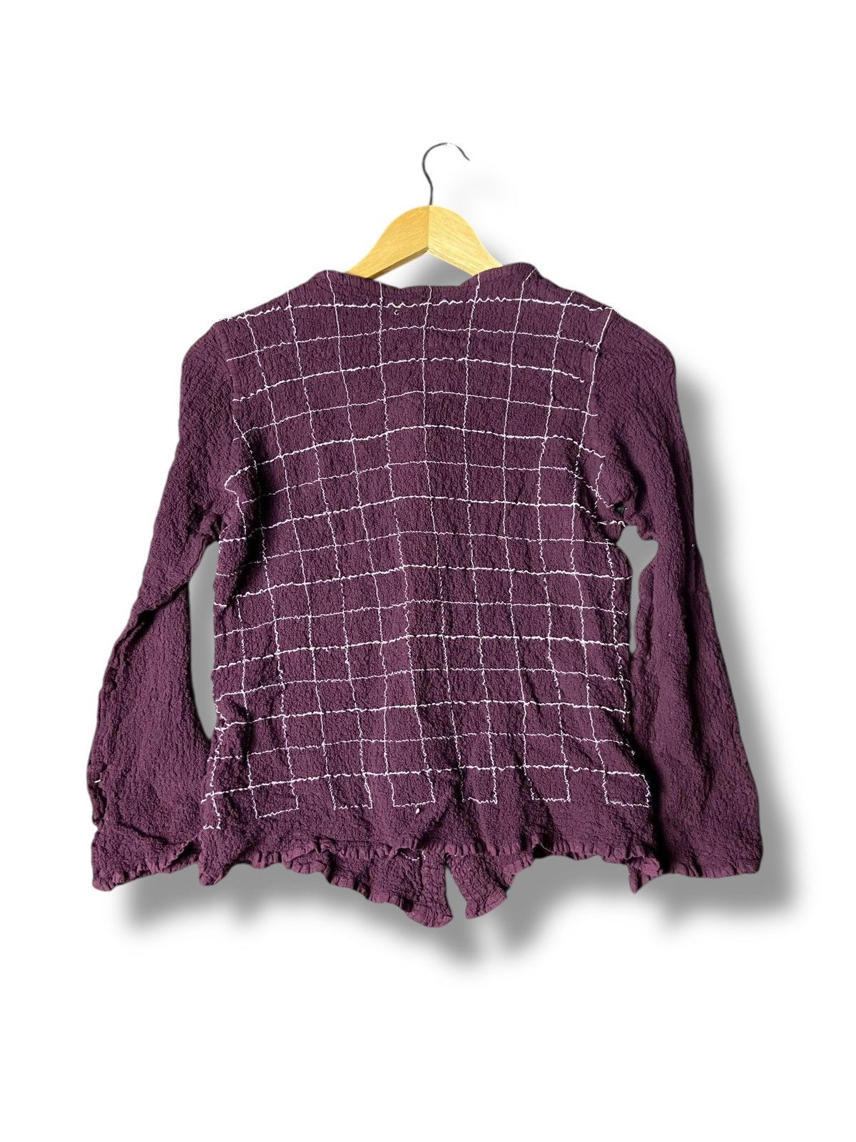 Issey Miyake ME + Issey Miyake Textured Cardigan with Buttons (167) Size XS / US 0-2 / IT 36-38 - 7 Thumbnail