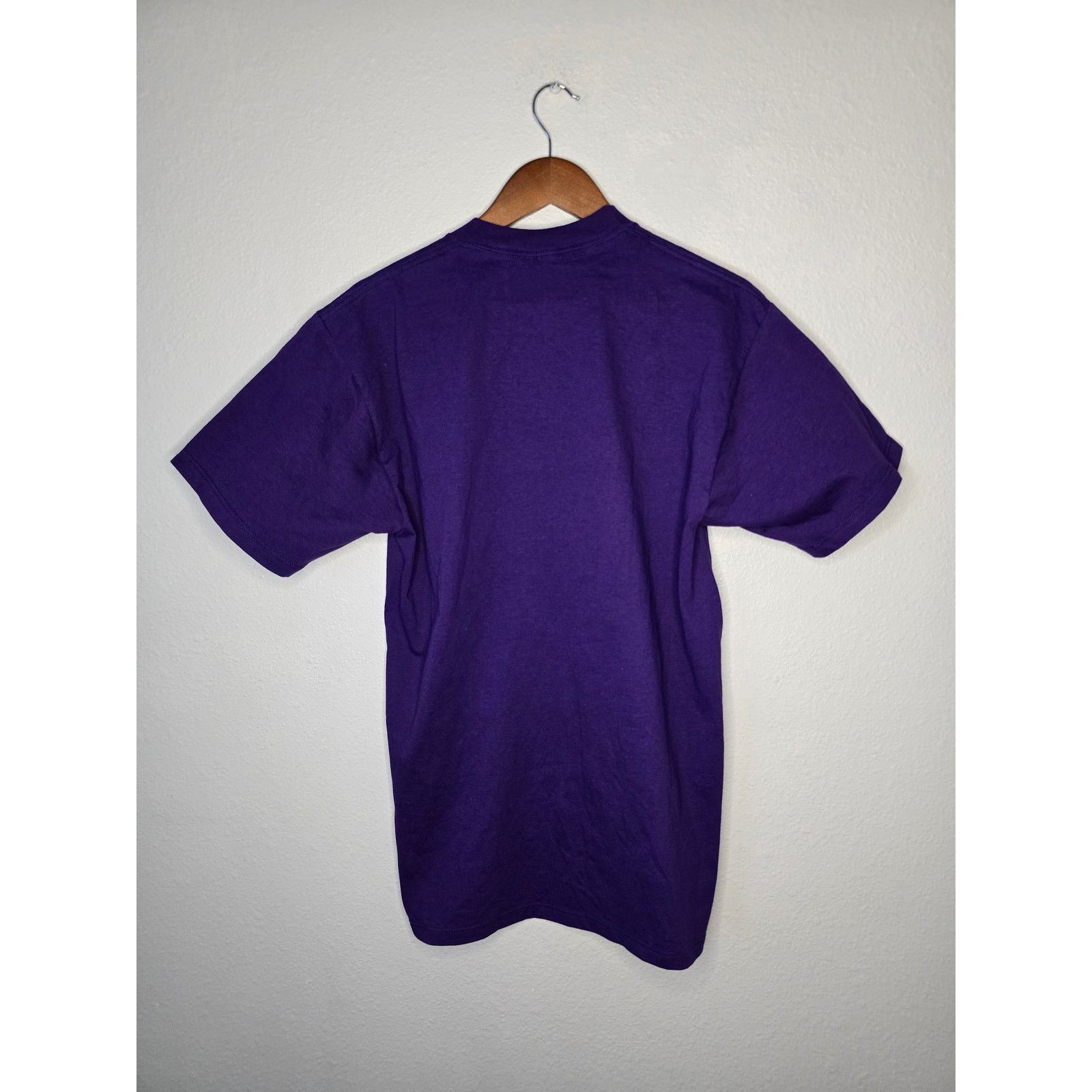 Jerzees × Vintage Vintage Purple Blank Shirt L USA Made Short Sleeve Tee 90s Size US L / EU 52-54 / 3 - 6 Thumbnail
