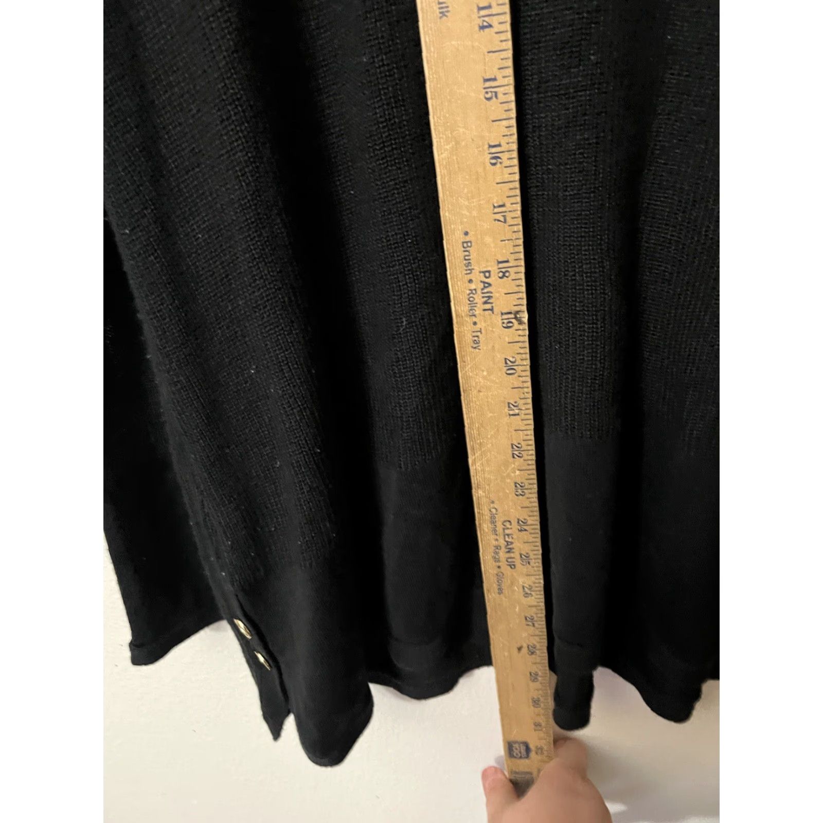 Calvin Klein Calvin Klein Rib Knit Sweater Womens XL Black Solid Pullover Size XL / US 12-14 / IT 48-50 - 4 Thumbnail