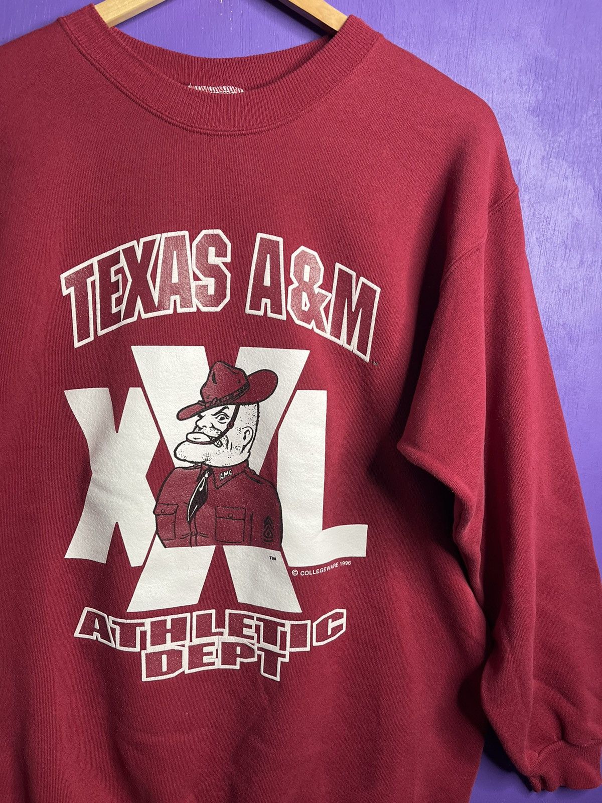 Vintage Vintage 1996 Texas ATM athletic dept crewneck Size US M / EU 48-50 / 2 - 3 Thumbnail
