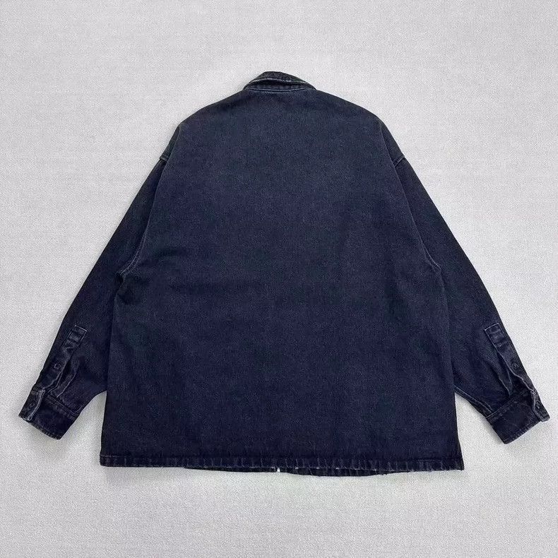 Prada Prada Black Gray Washed Denim Jacket-2506 Size US M / EU 48-50 / 2 - 2 Thumbnail