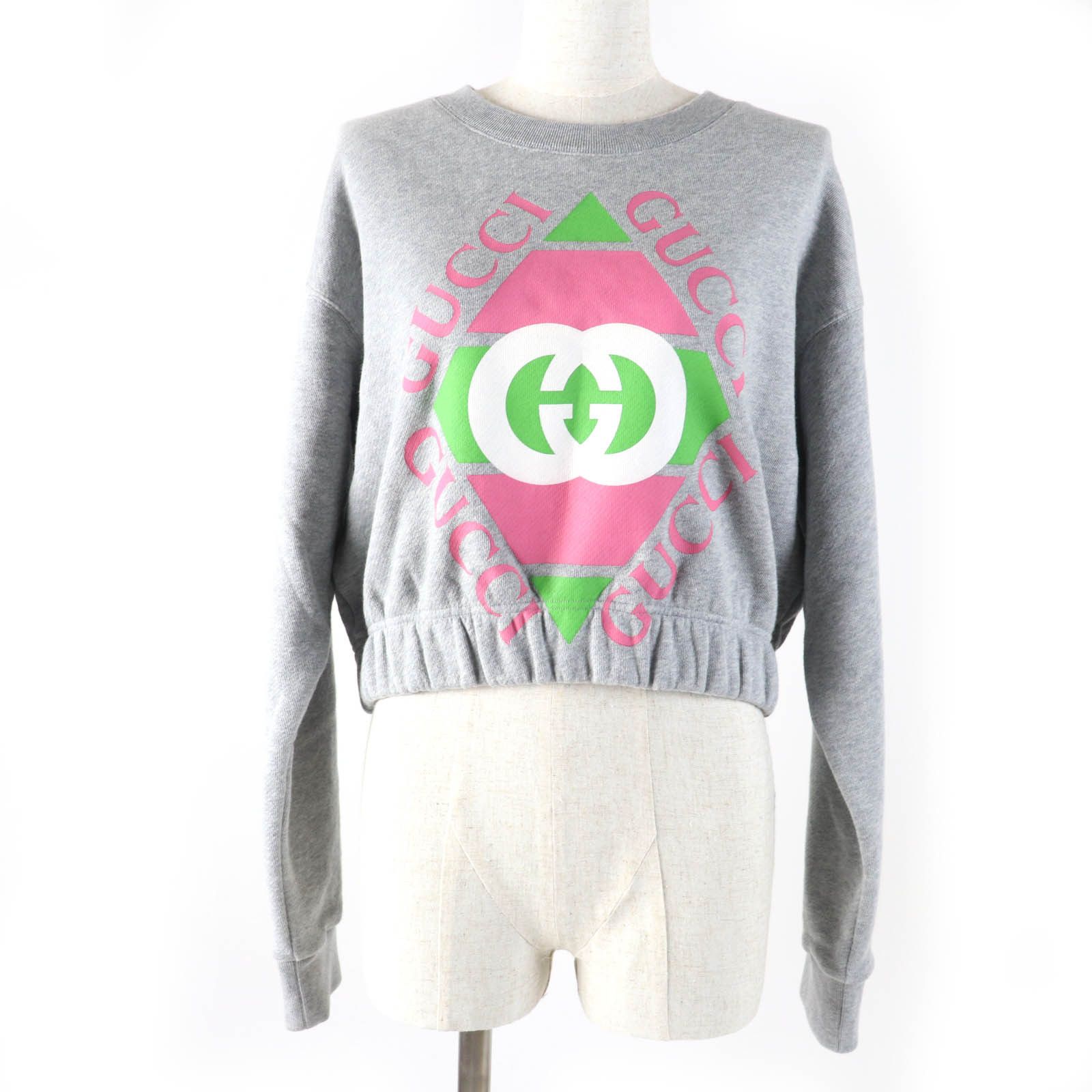 Gucci Gucci Gucci Interlocking G Print Cotton Sweatshirt Cotton Sweatshirts & Hoodies 717404 DUTY FREE for USA Size ONE SIZE - 1 Thumbnail