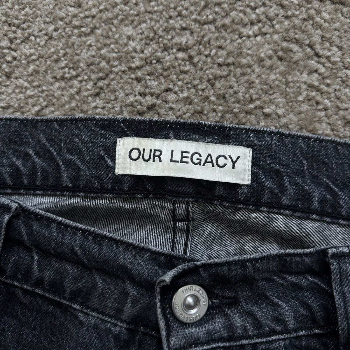 Our Legacy Our Legacy Third Cut in Black/Grey Size US 36 / EU 52 - 8 Thumbnail