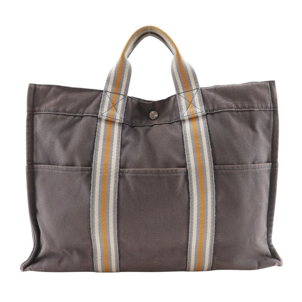 Hermes Hermes Hermès Fourre Tout MM Cotton Canvas Tote Bag Ginza Limited Cotton Tote Bag DUTY FREE for USA Size ONE SIZE - 1 Thumbnail