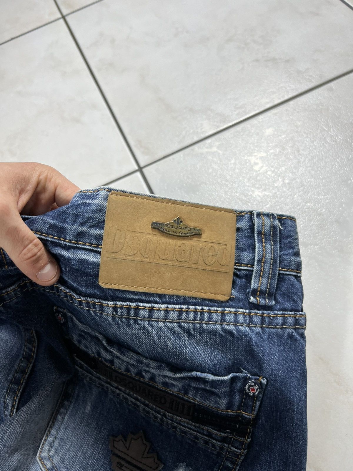 Dsquared2 Vintage 90s Dsquared2 distressed denim ripped jeans pants Size US 34 / EU 50 - 16 Thumbnail