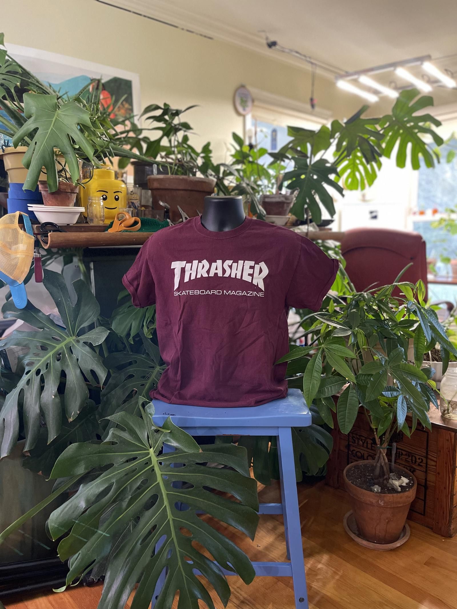 Thrasher Thrasher Skateboard Magazine T-Shirt - Maroon - Size M Size US M / EU 48-50 / 2 - 1 Thumbnail