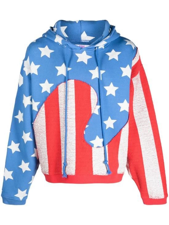 ERL ERL Men Hoodies ERL07T022 BLUE Blue Size US L / EU 52-54 / 3 - 1 Thumbnail
