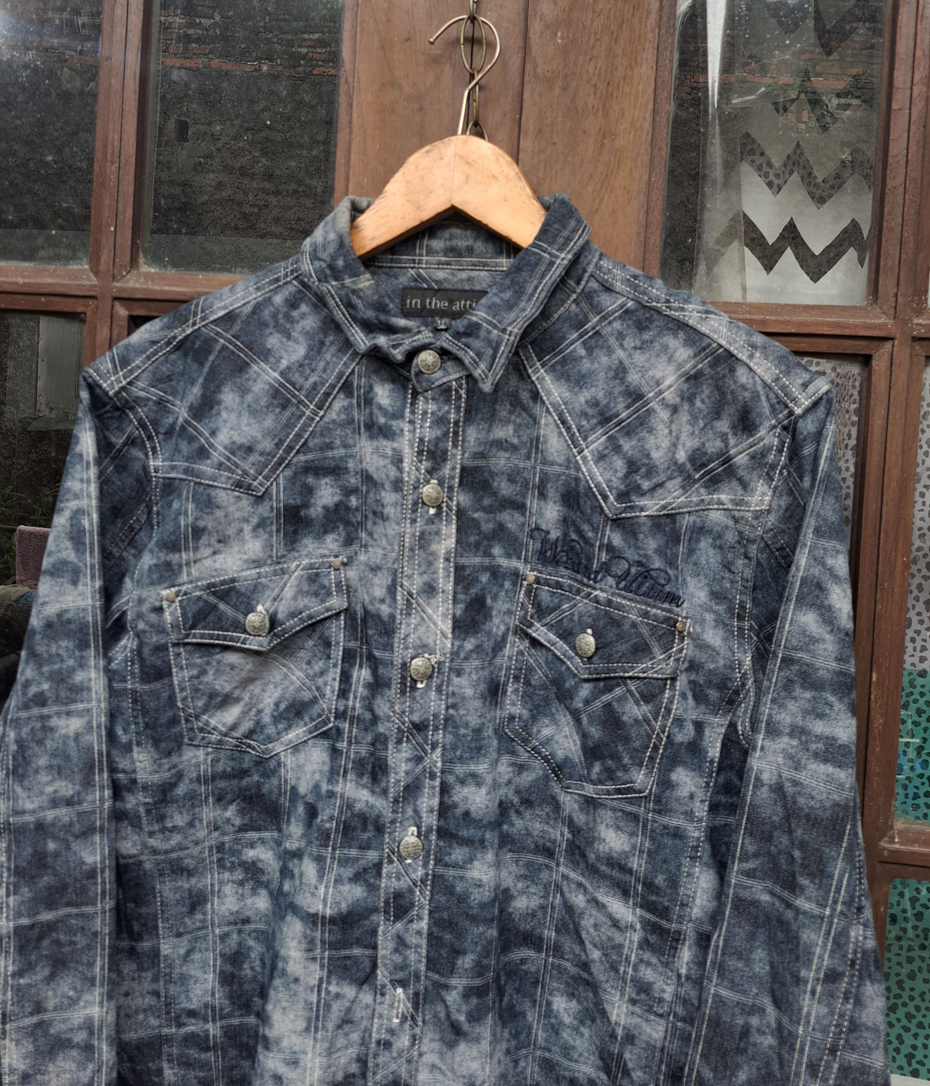 If Six Was Nine In the Attic Mens Shirt Floral Ghotic LL Japan Size US L / EU 52-54 / 3 - 2 Thumbnail