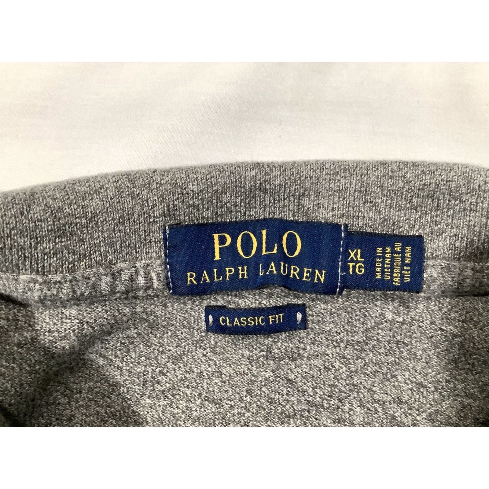 Ralph Lauren Polo Ralph Lauren Polo Shirt Charcoal Gray XL Short Sleeve Mens Classic Fit Size US XL / EU 56 / 4 - 4 Thumbnail