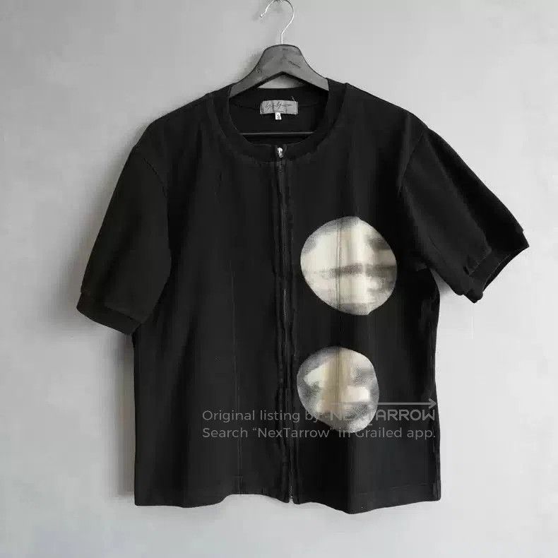 Yohji Yamamoto Yohji Yamamoto 06SS Moon Discharge Zipper Short Sleeve. Size US L / EU 52-54 / 3 - 1 Thumbnail