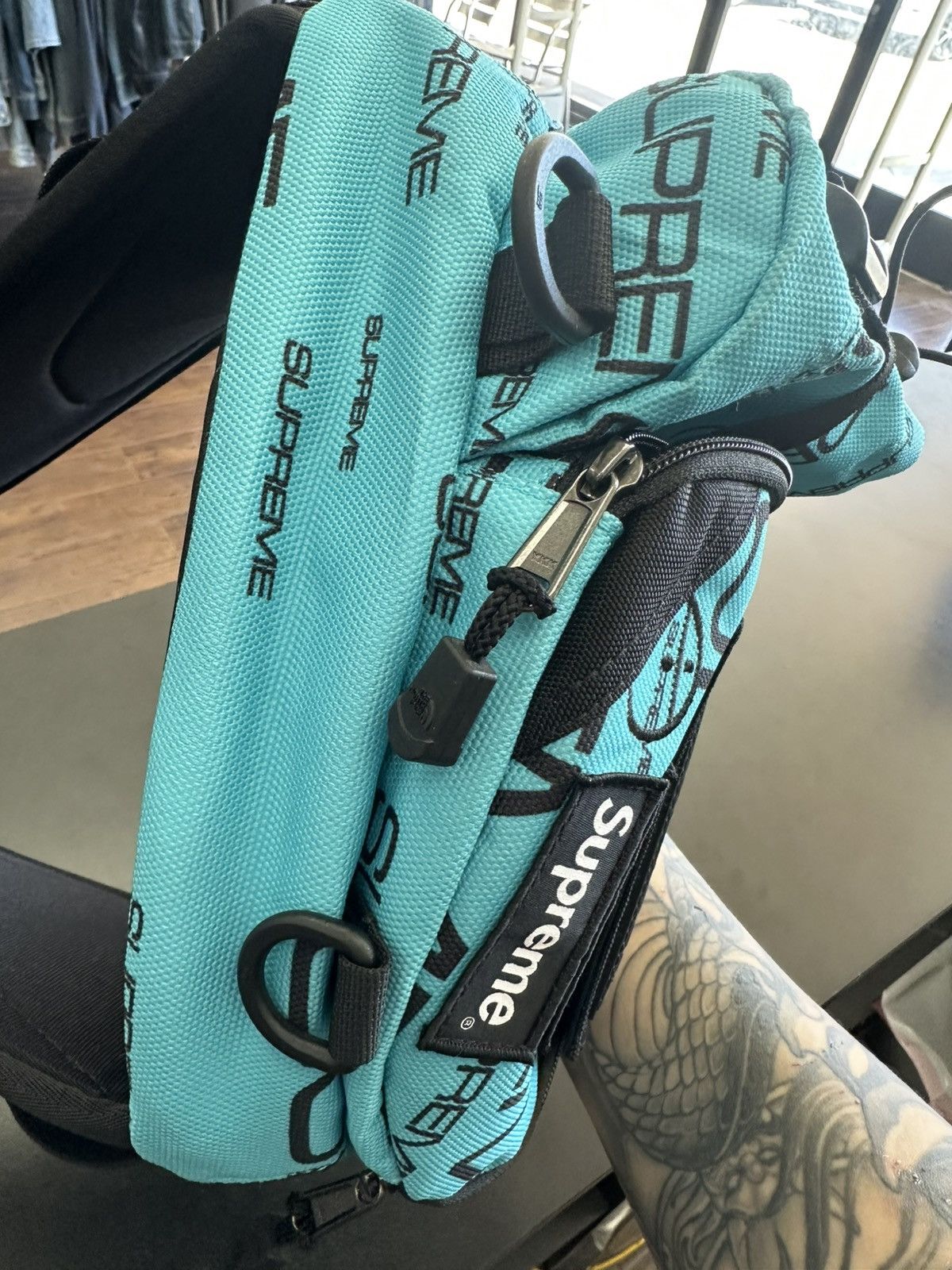 Supreme × The North Face NEW SUPREME X NORTH FACE STEEP TECH WAIST BAG BLUE Size ONE SIZE - 5 Thumbnail