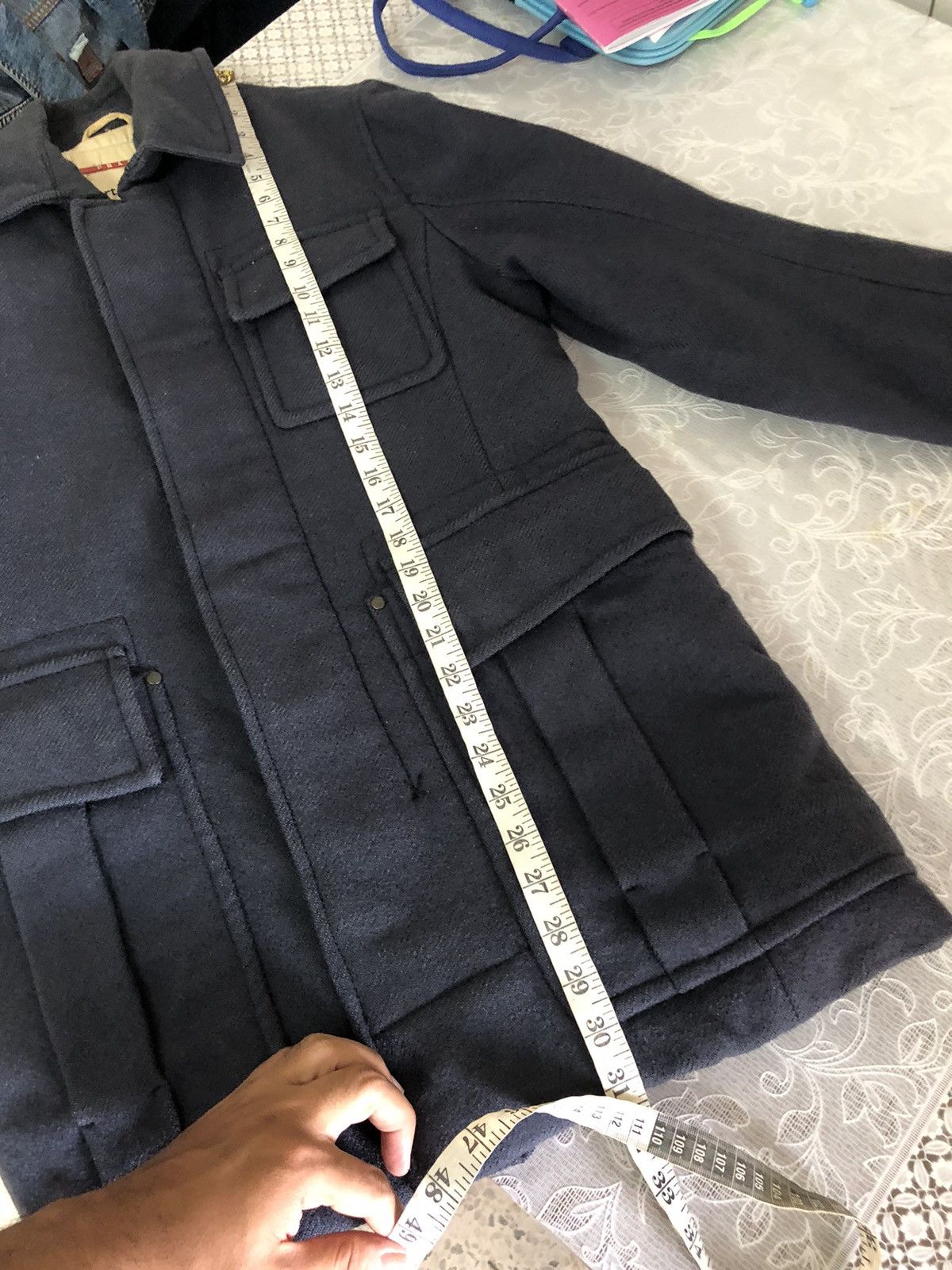Prada Vintage 90s Prada Wool Jacket Size US S / EU 44-46 / 1 - 24 Thumbnail