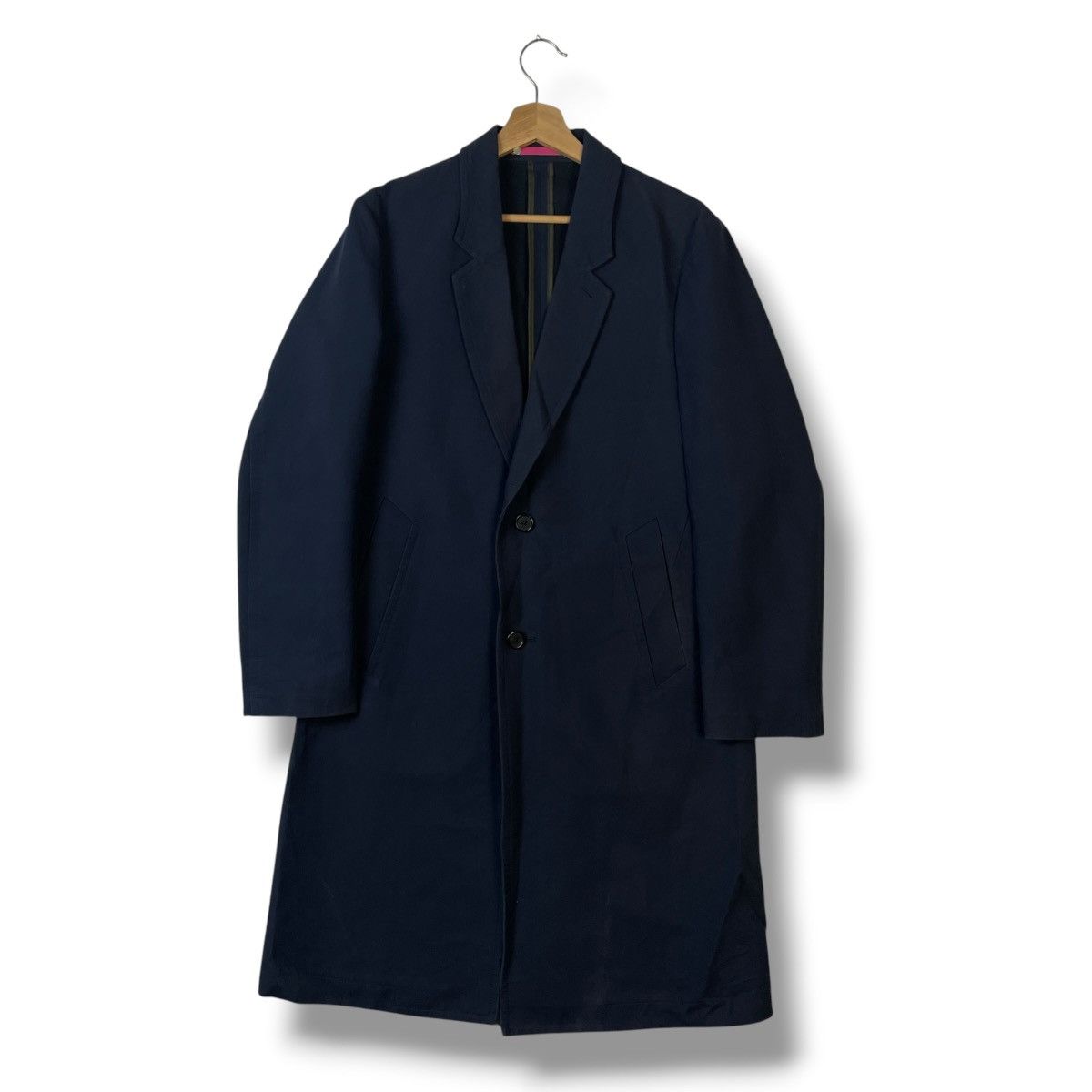 Paul Smith PAUL SMITH COTTON BLEND LONG COAT JACKET Size US L / EU 52-54 / 3 - 2 Thumbnail