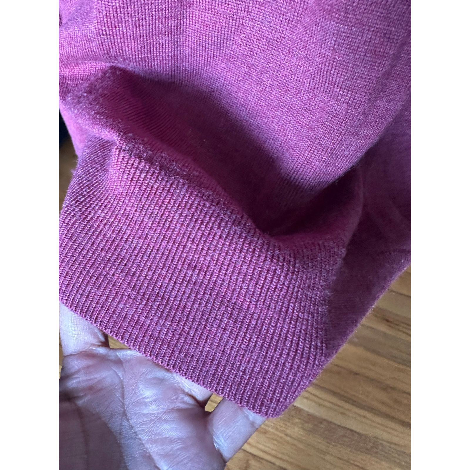 Banana Republic Banana Republic Merino Wool Crewneck Sweater Pink Heather XL Size US XL / EU 56 / 4 - 4 Thumbnail