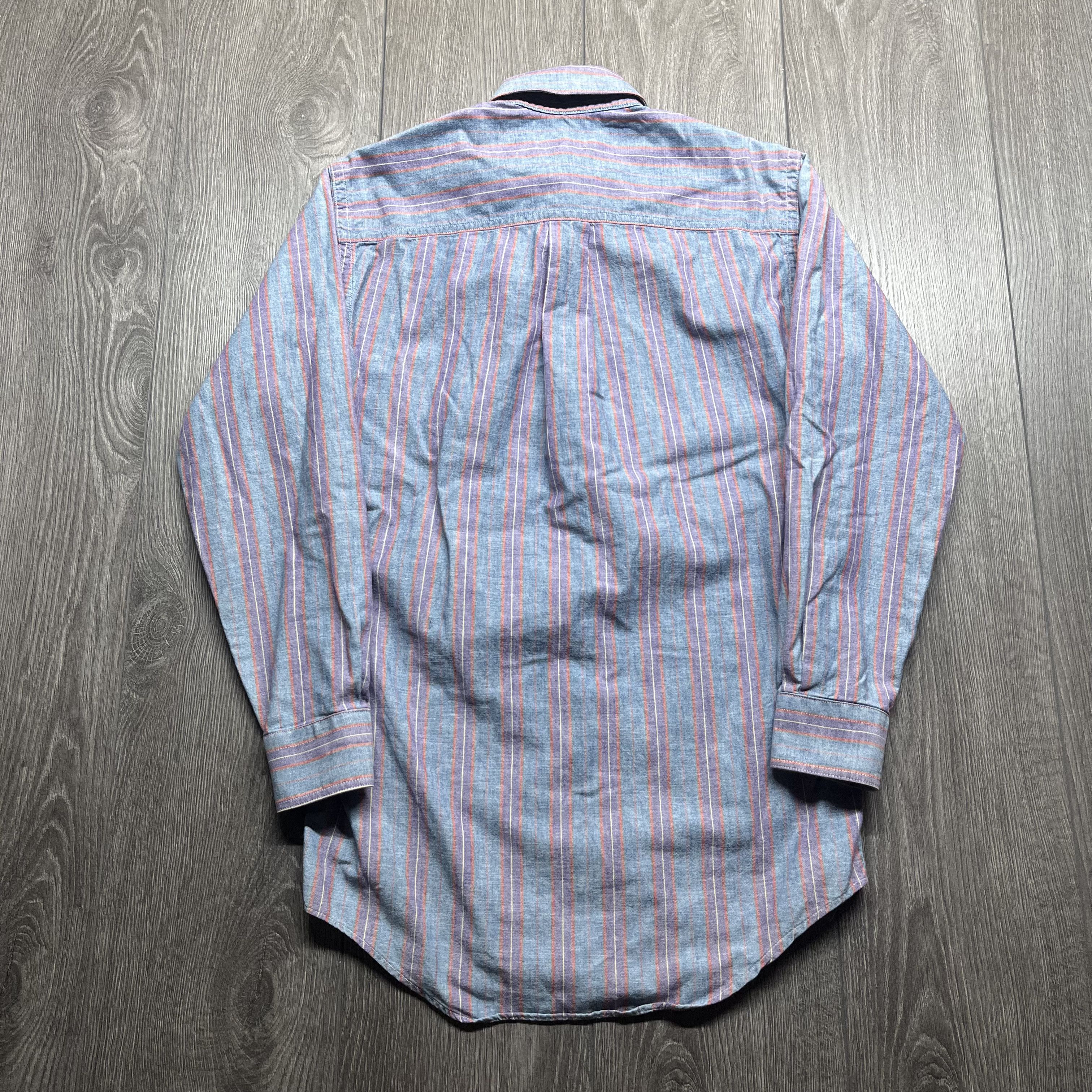 L.L. Bean × Vintage Vintage LL Bean 1990s Striped Button Down Shirt X Small Size US XS / EU 42 / 0 - 6 Thumbnail
