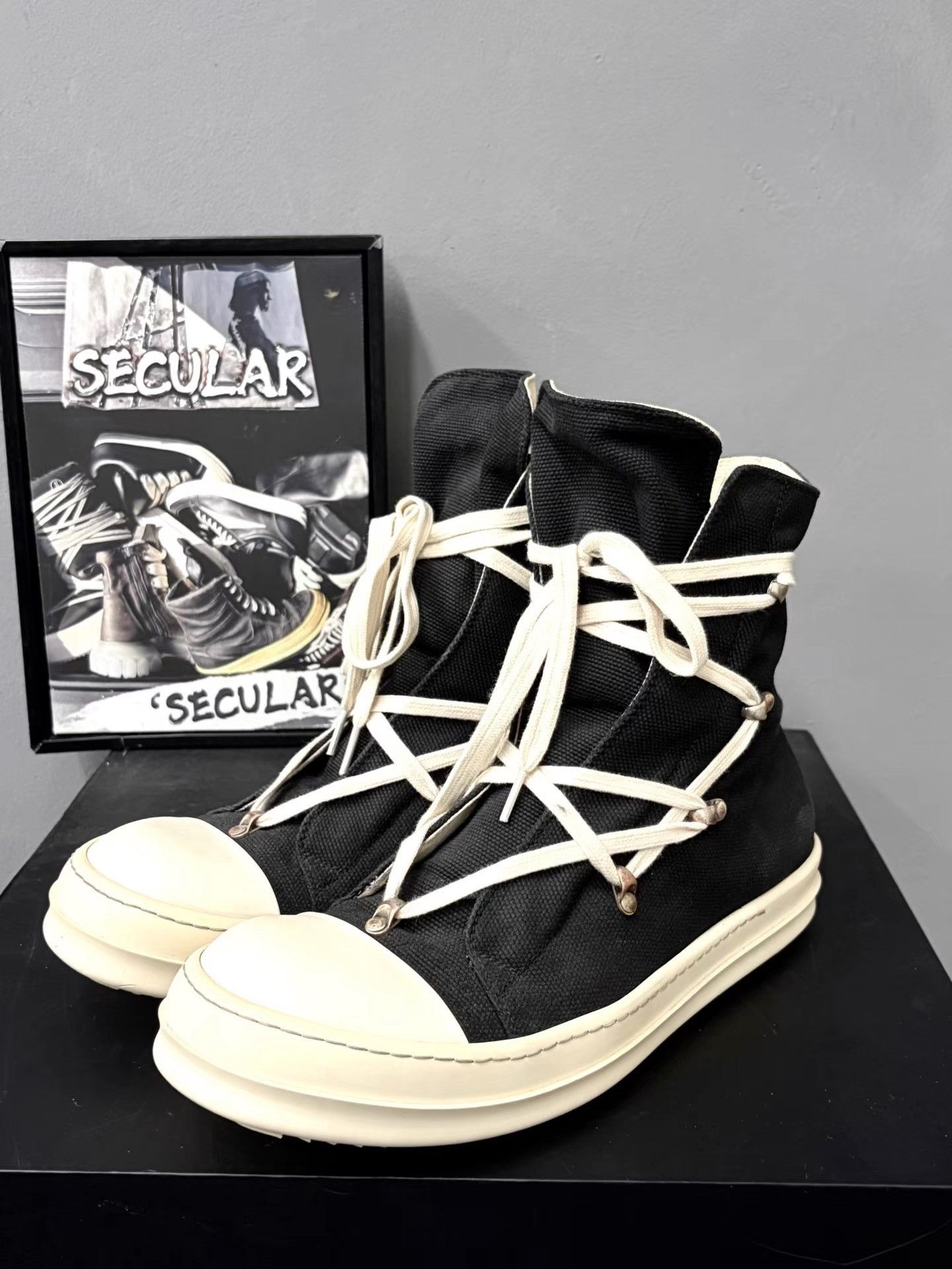 Rick Owens Rick Owens Pentagram Jumbo Sneakers K34 Size US 10 / EU 43 - 1 Thumbnail