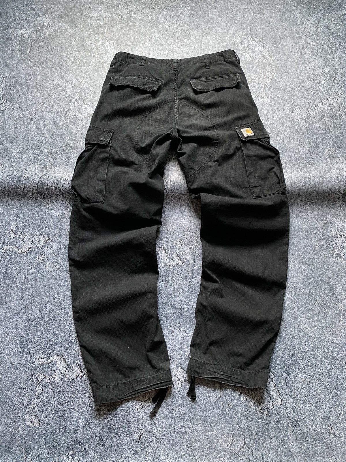 Carhartt × Vintage Carhartt Wip 31/32 Faded Cargo Pocket Logo Pants Trousers Size US 32 / EU 48 - 8 Thumbnail