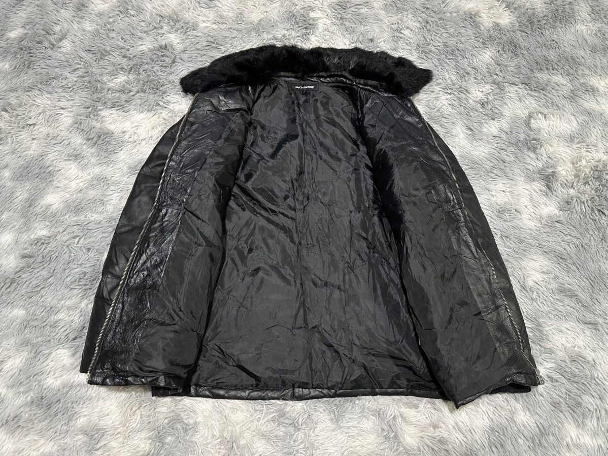 JACKROSE 🔥Y2K Archive Jackrose Fur Collar Pigskin Leather Down Jacket Size US L / EU 52-54 / 3 - 9 Thumbnail
