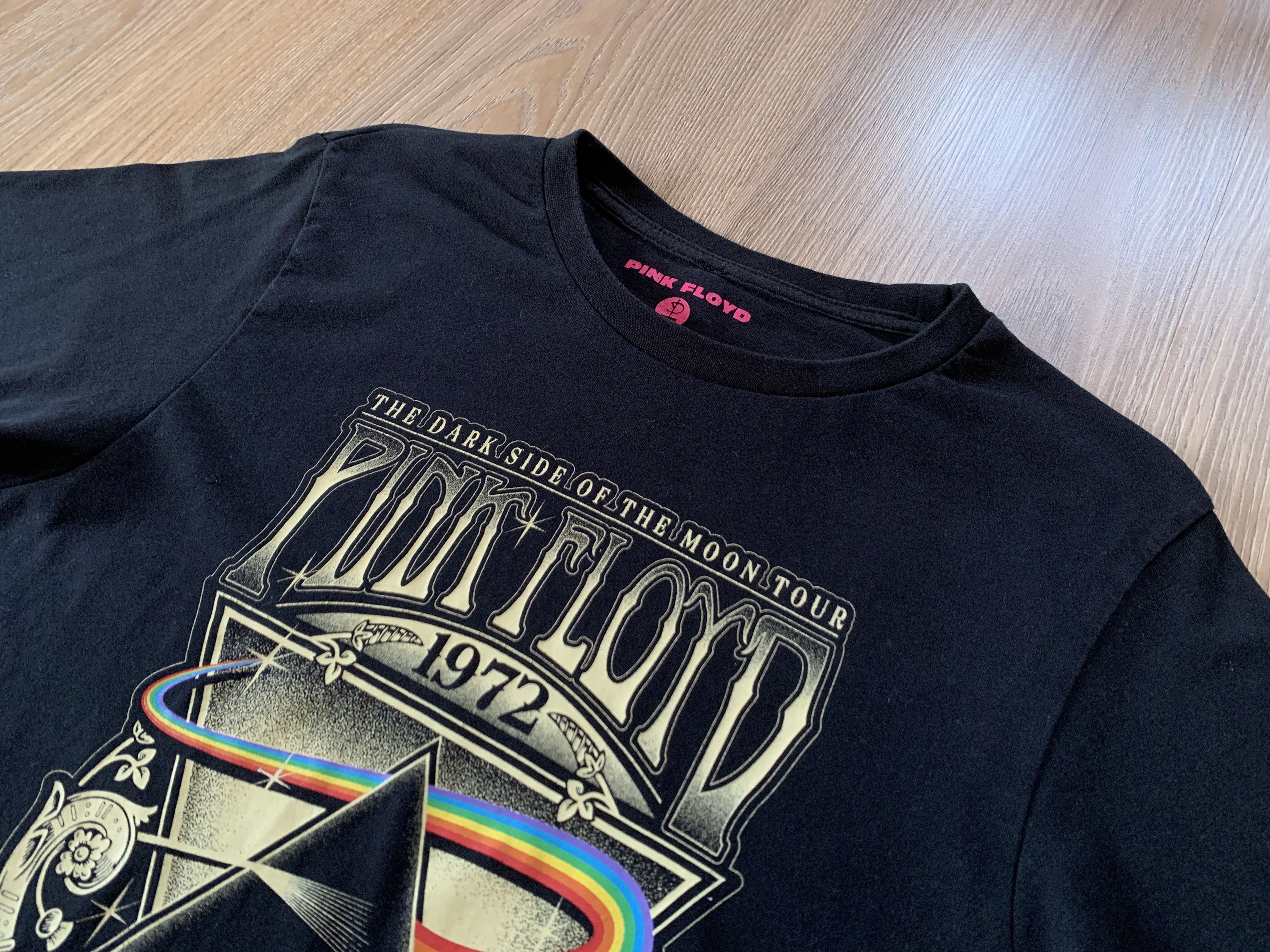 Band Tees × Pink Floyd Pink Floyd Cotton Womens Printed T Shirt 2018 Size M / US 6-8 / IT 42-44 - 2 Thumbnail