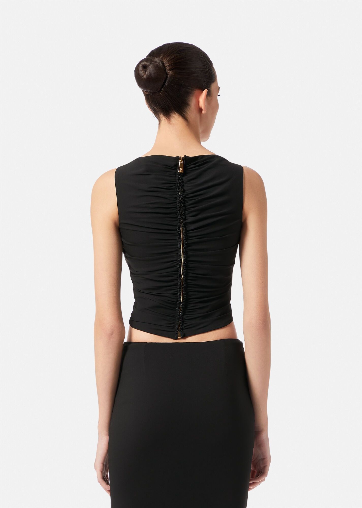 Versace o1y0226 Blouse in Black Size L / US 10 / IT 46 - 3 Thumbnail