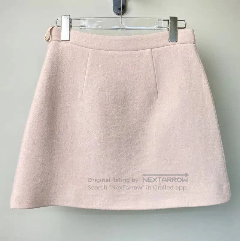 Miu Miu Miu Miu Pink Wool Women's Skirt . Size 23" - 2 Thumbnail