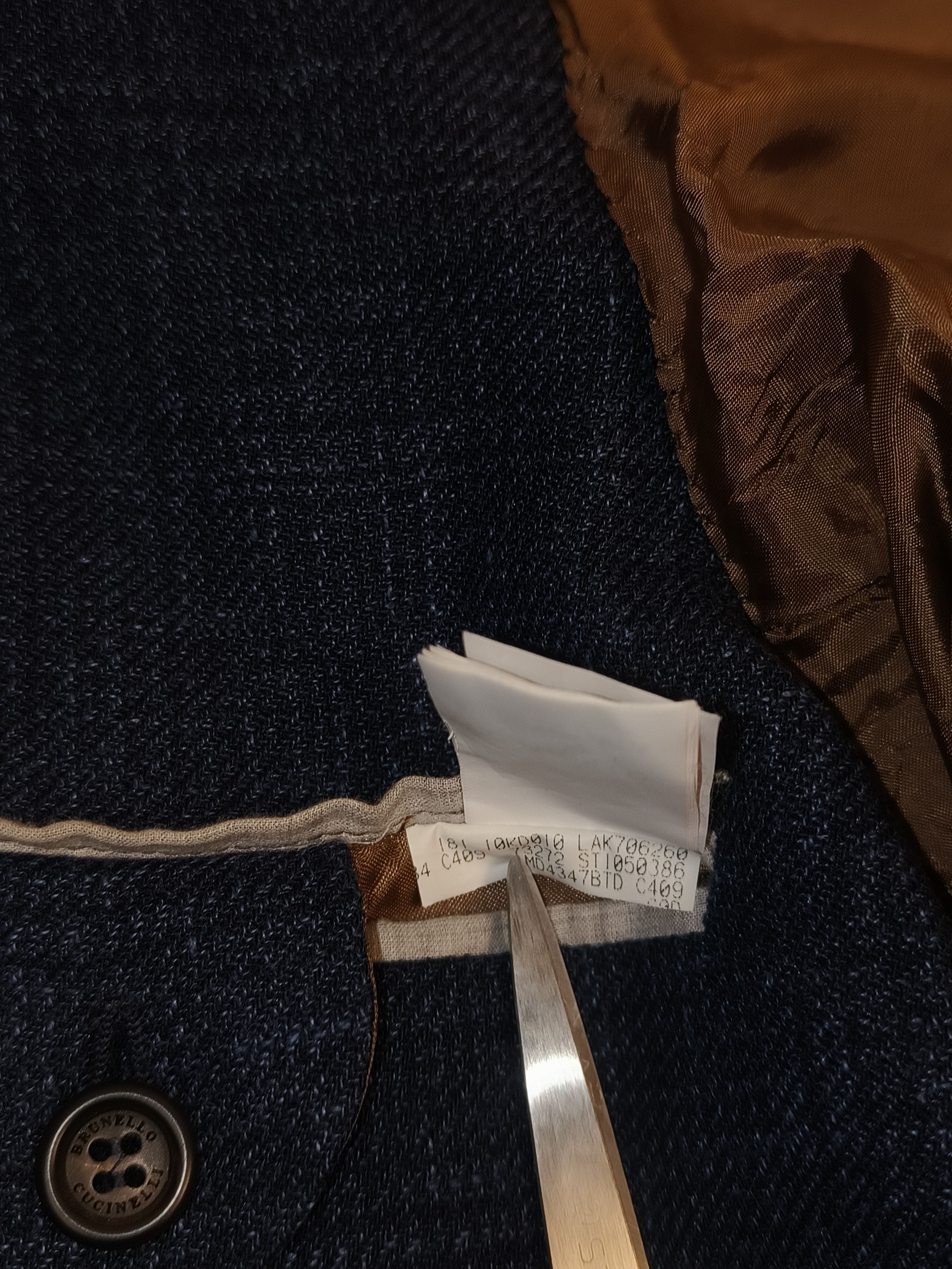 Brunello Cucinelli Brunello Cucinelli Wool-Linen-Silk Blazer Size 42R - 4 Thumbnail