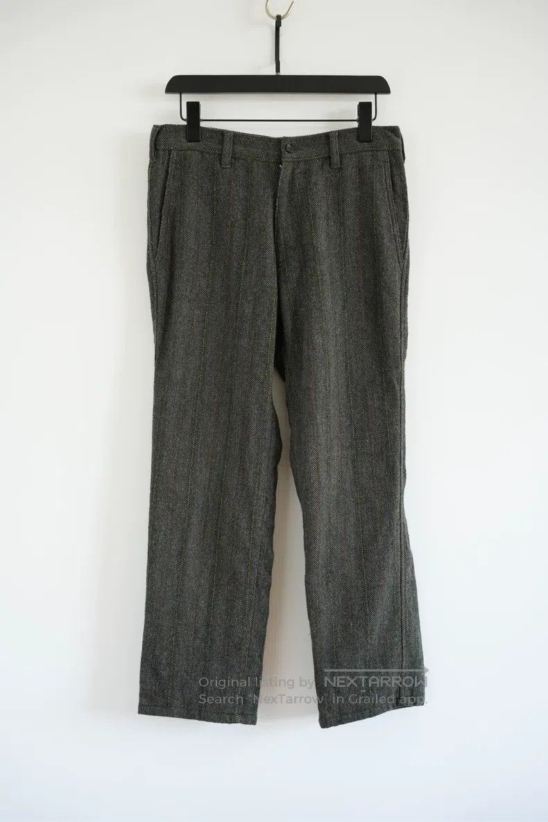 Comme des Garcons Comme des Garcons size S Striped Coarse Tweed Slacks Size US 27 - 1 Thumbnail