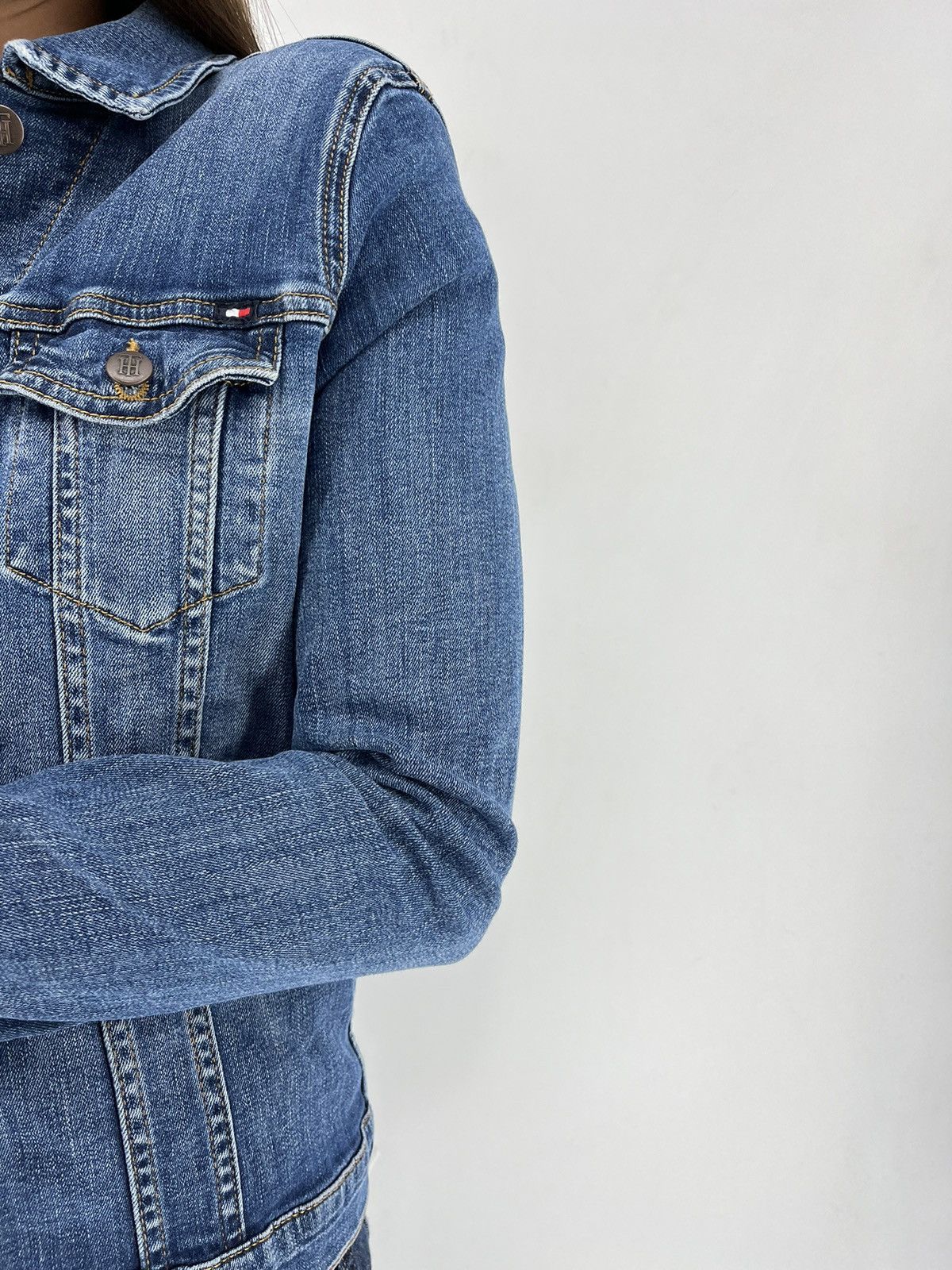 Tommy Hilfiger × Tommy Jeans × Vintage Vintage Y2k Tommy Hilfiger Tommy Jeans Jacket Size Size S / US 4 / IT 40 - 3 Thumbnail