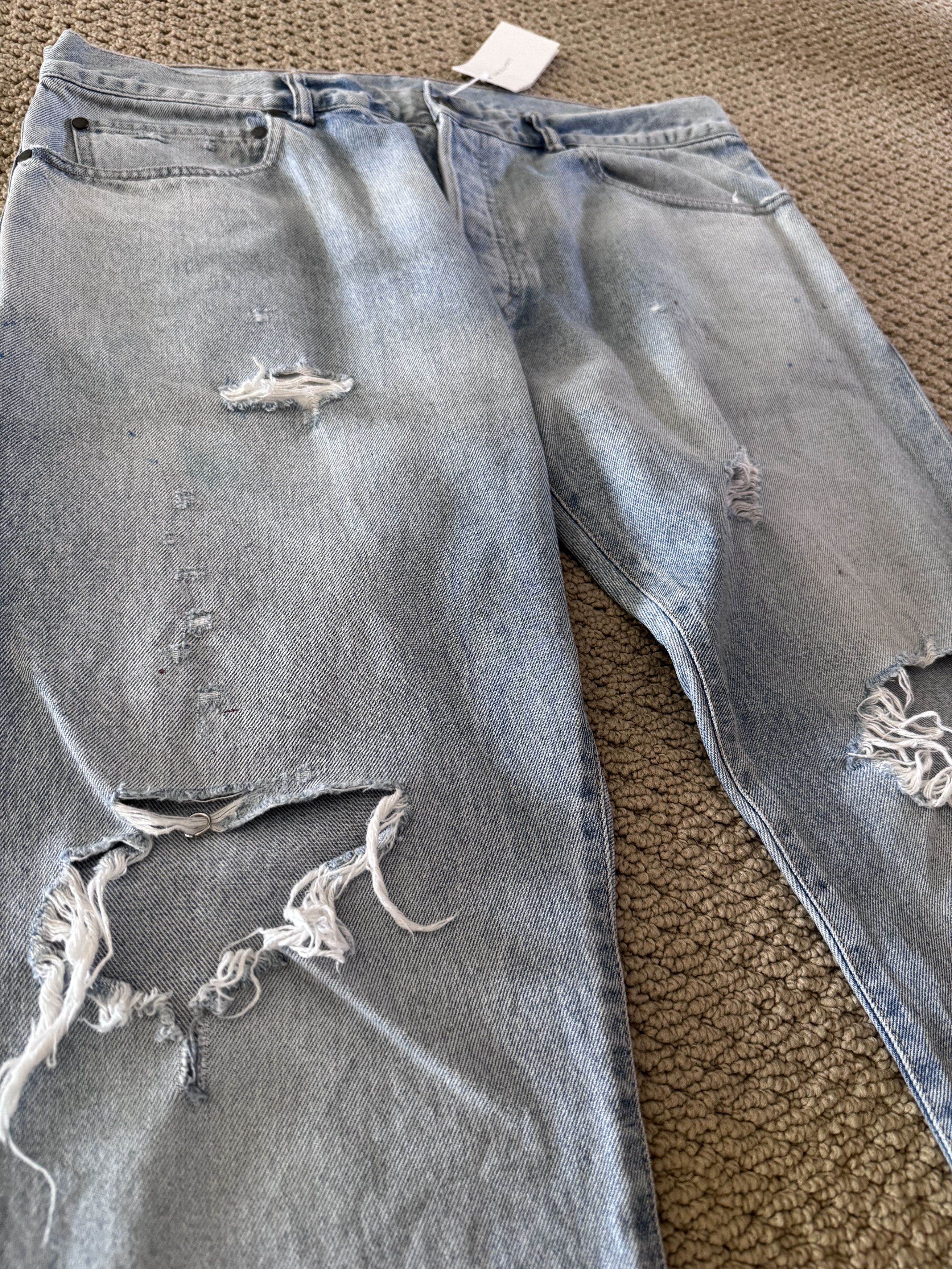 John Elliott Daze Distressed Denim Size US 36 / EU 52 - 4 Thumbnail