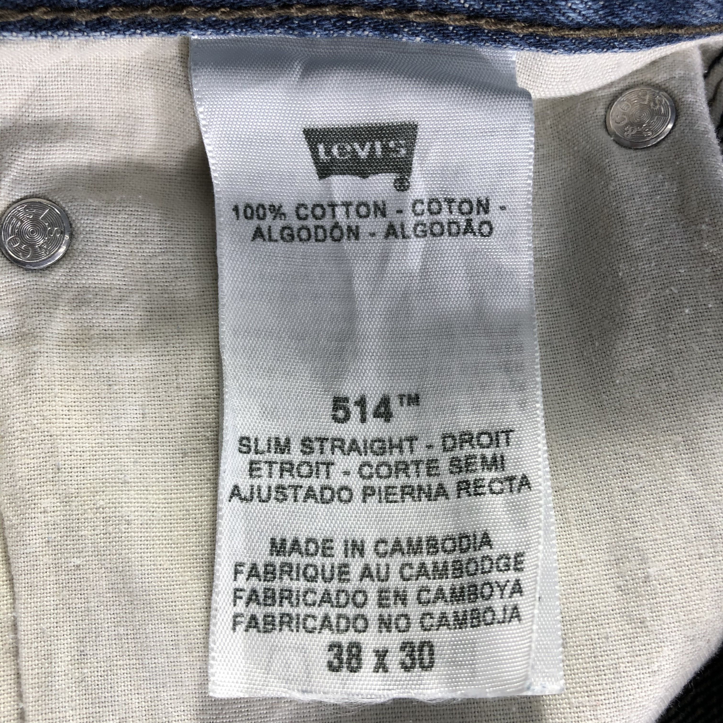 Levi's Vintage Blue Wash Levis 514 Jeans-J3544 Size US 40 / EU 56 - 10 Thumbnail