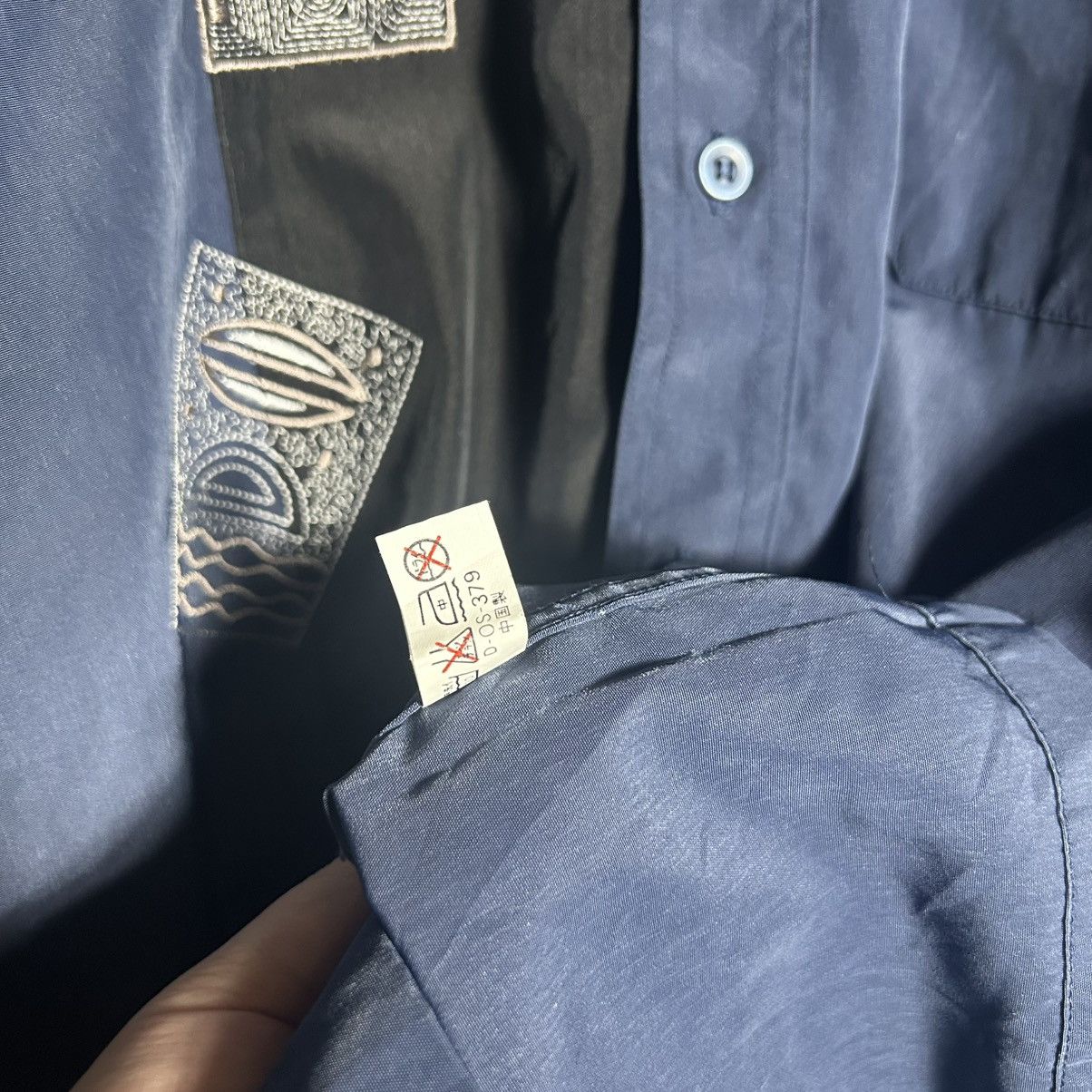 Valentino Gianni Valentino Embroidery Logo Button Up Shirt Size US L / EU 52-54 / 3 - 7 Thumbnail
