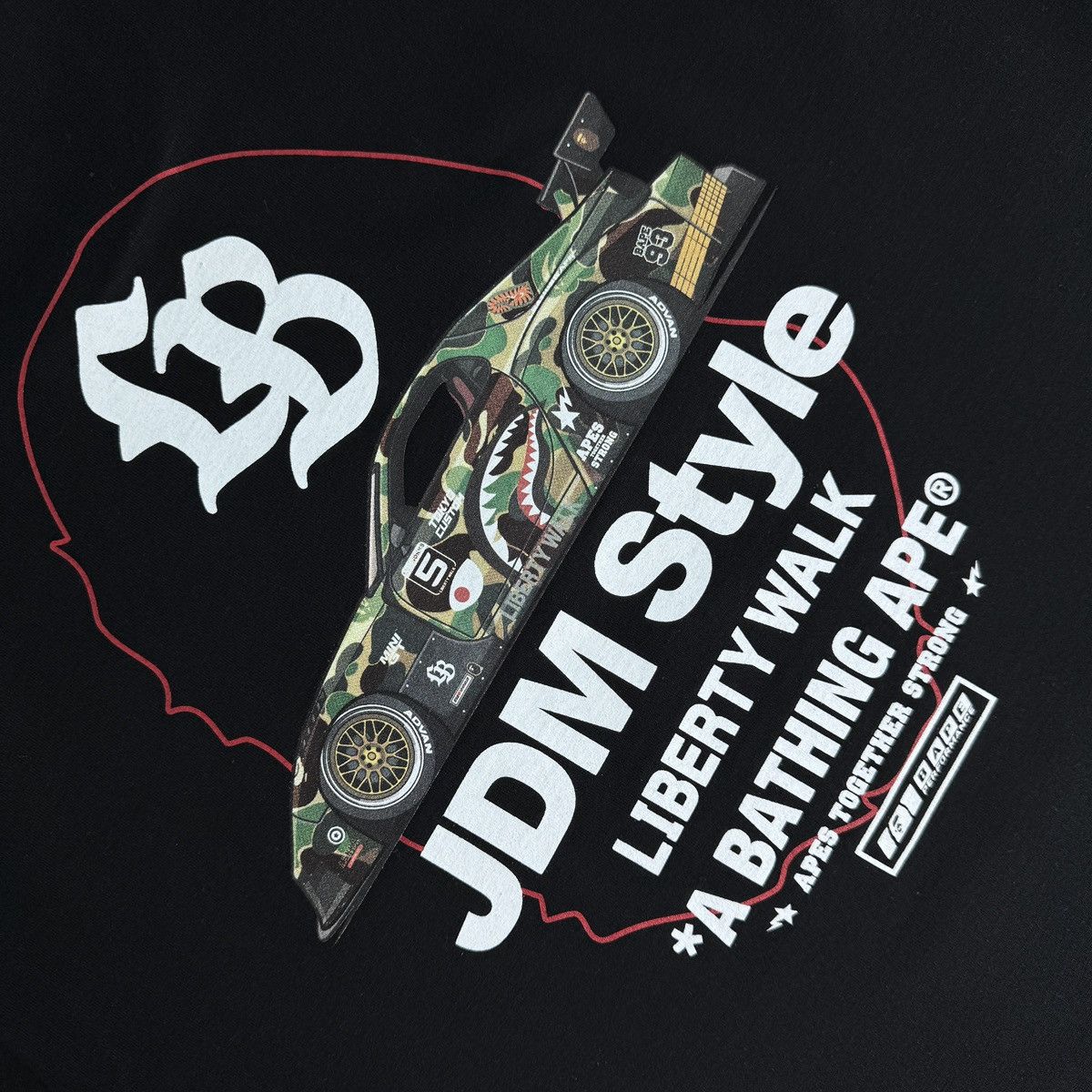 Bape Bape X Liberty Walk Size US L / EU 52-54 / 3 - 11 Thumbnail