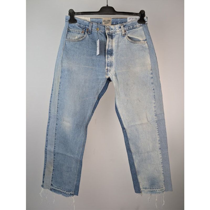 Gallery Dept. o1rshd1 Ken Panelled Denim Jeans in Indigo Blue Size US 32 / EU 48 - 2 Thumbnail