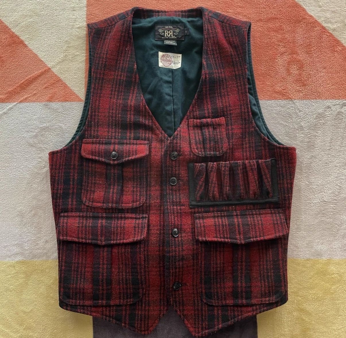 Polo Ralph Lauren RRL Ralph Lauren Limited Edition Hunting Vest K22 Size US S / EU 44-46 / 1 - 1 Thumbnail