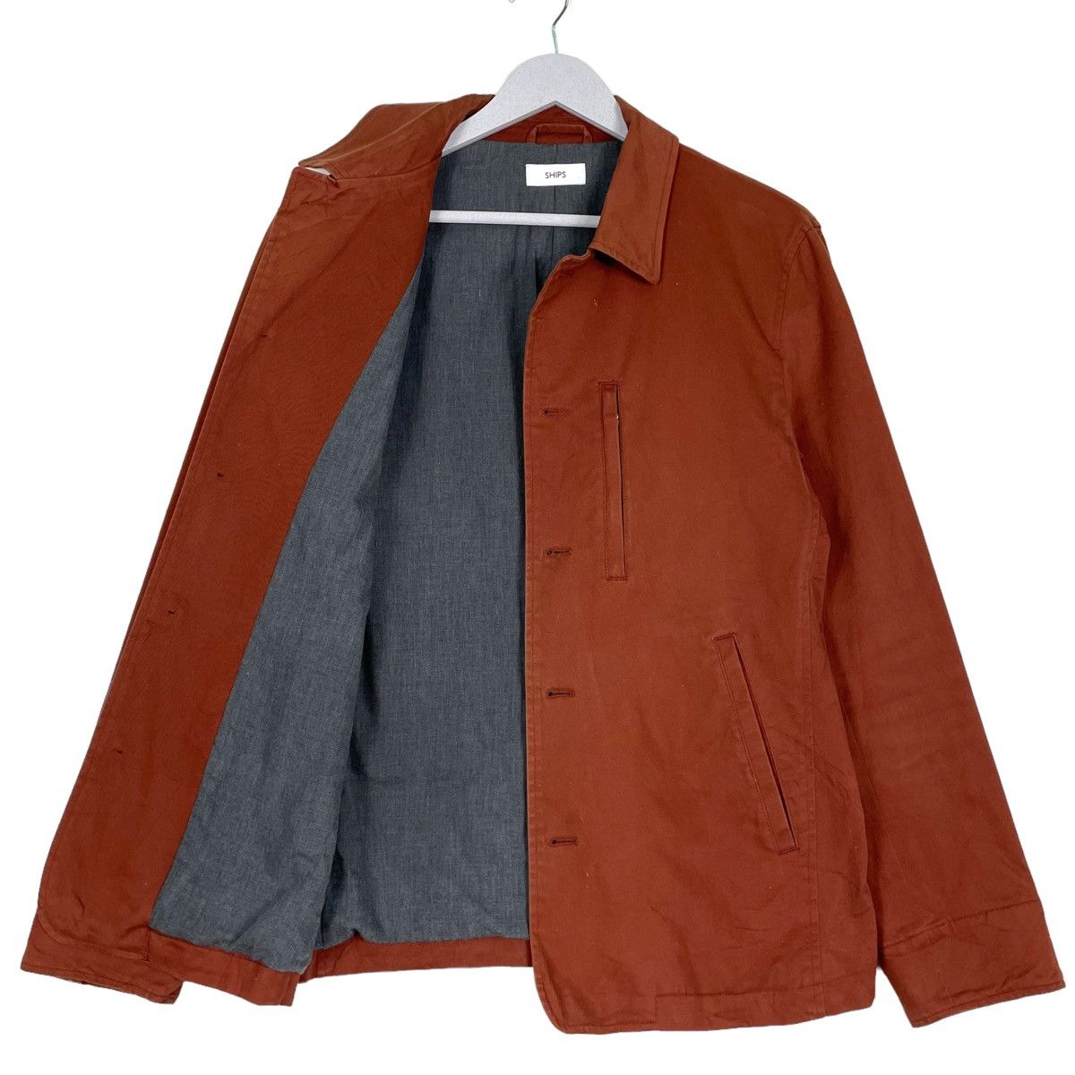 Japanese Brand × SHIPS × The Workers Club 💥SHIPS JAPAN BUTTON WORKER CHORE JACKET Size US M / EU 48-50 / 2 - 2 Thumbnail