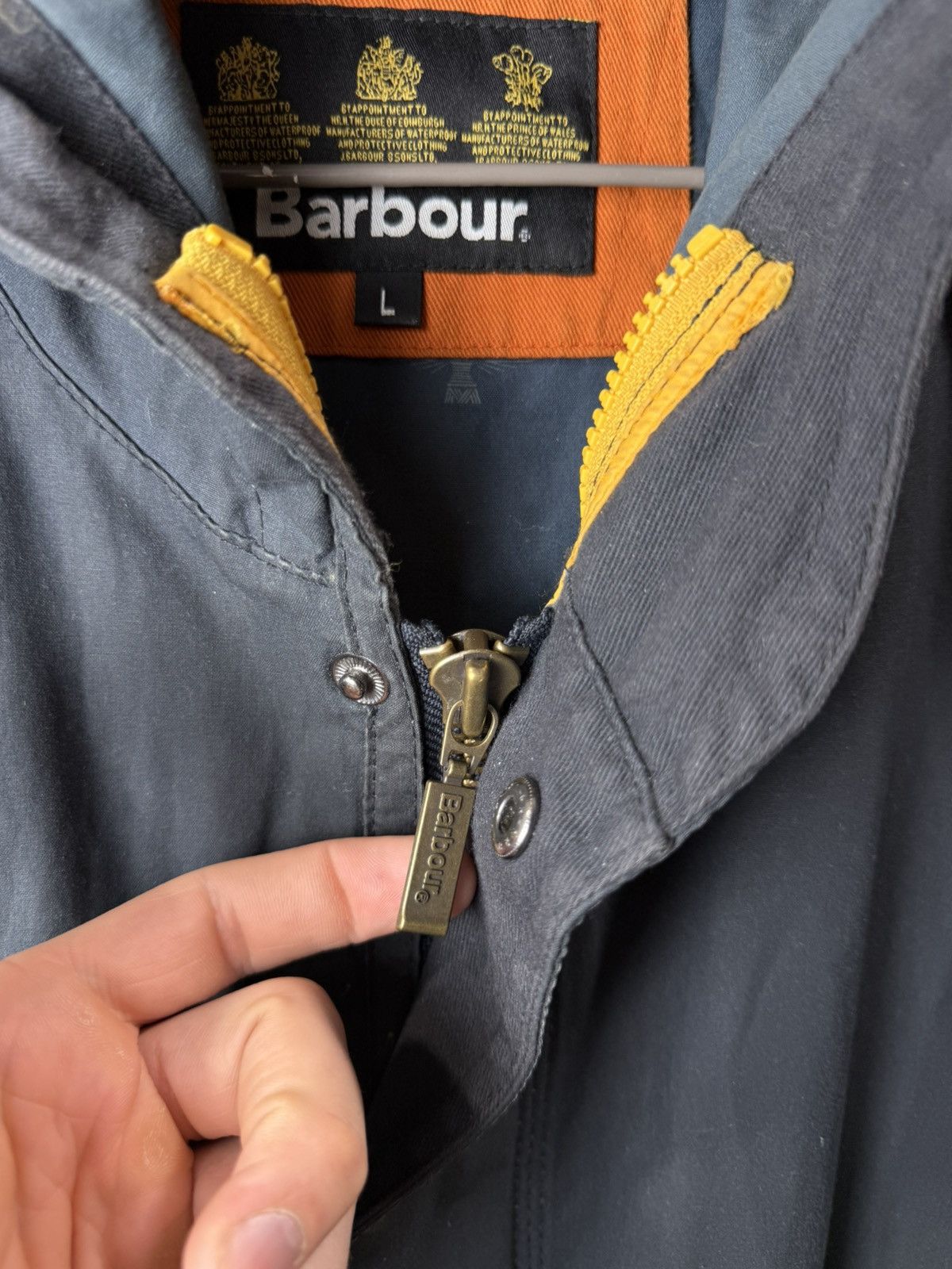 Barbour 💥 Rare! Vintage Barbour Wax Jacket Casual Greatcoat Size US L / EU 52-54 / 3 - 9 Thumbnail