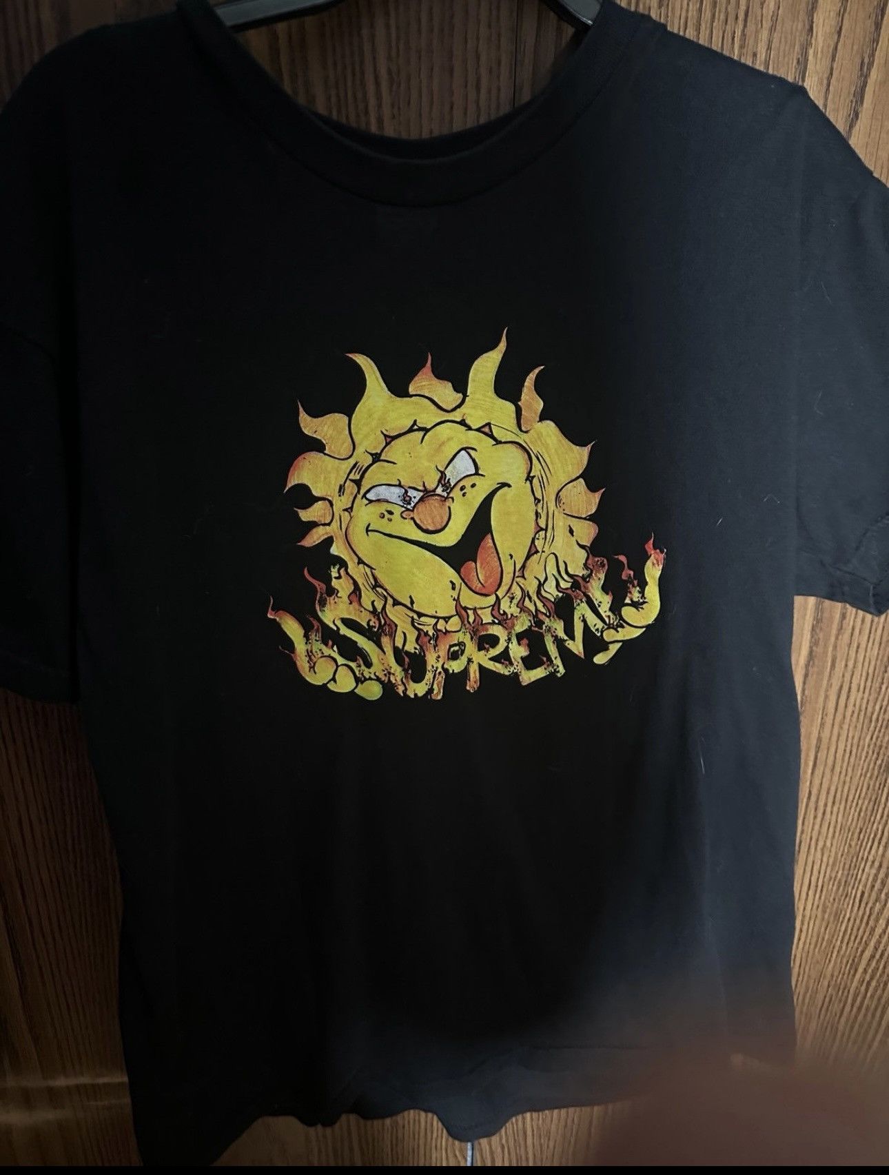 Supreme Supreme Sun Tee Hoodie L Black Size US XL / EU 56 / 4 - 1 Thumbnail