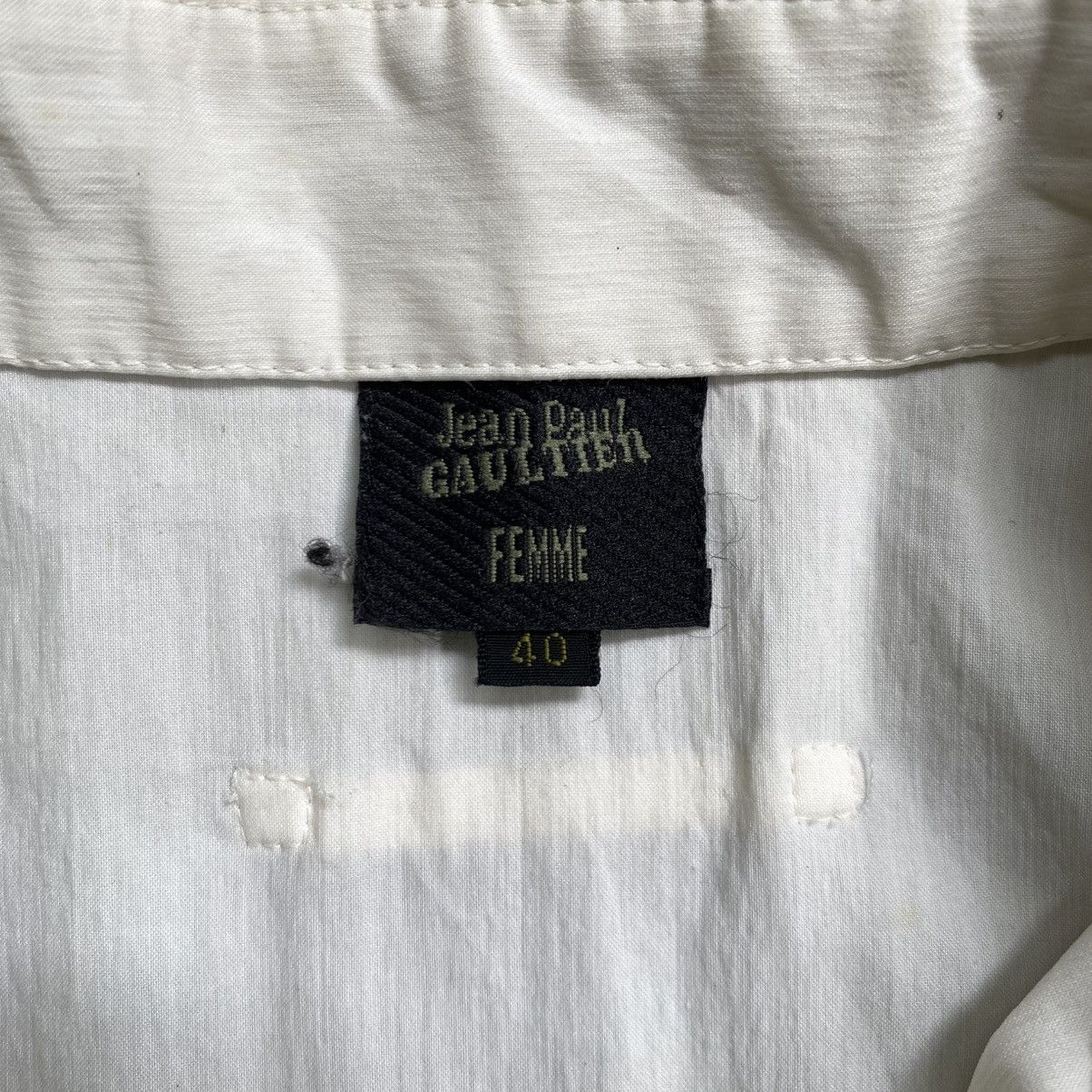 Jean Paul Gaultier Vintage Jean Paul Gaultier Femme V neck blouse Size M / US 6-8 / IT 42-44 - 3 Thumbnail