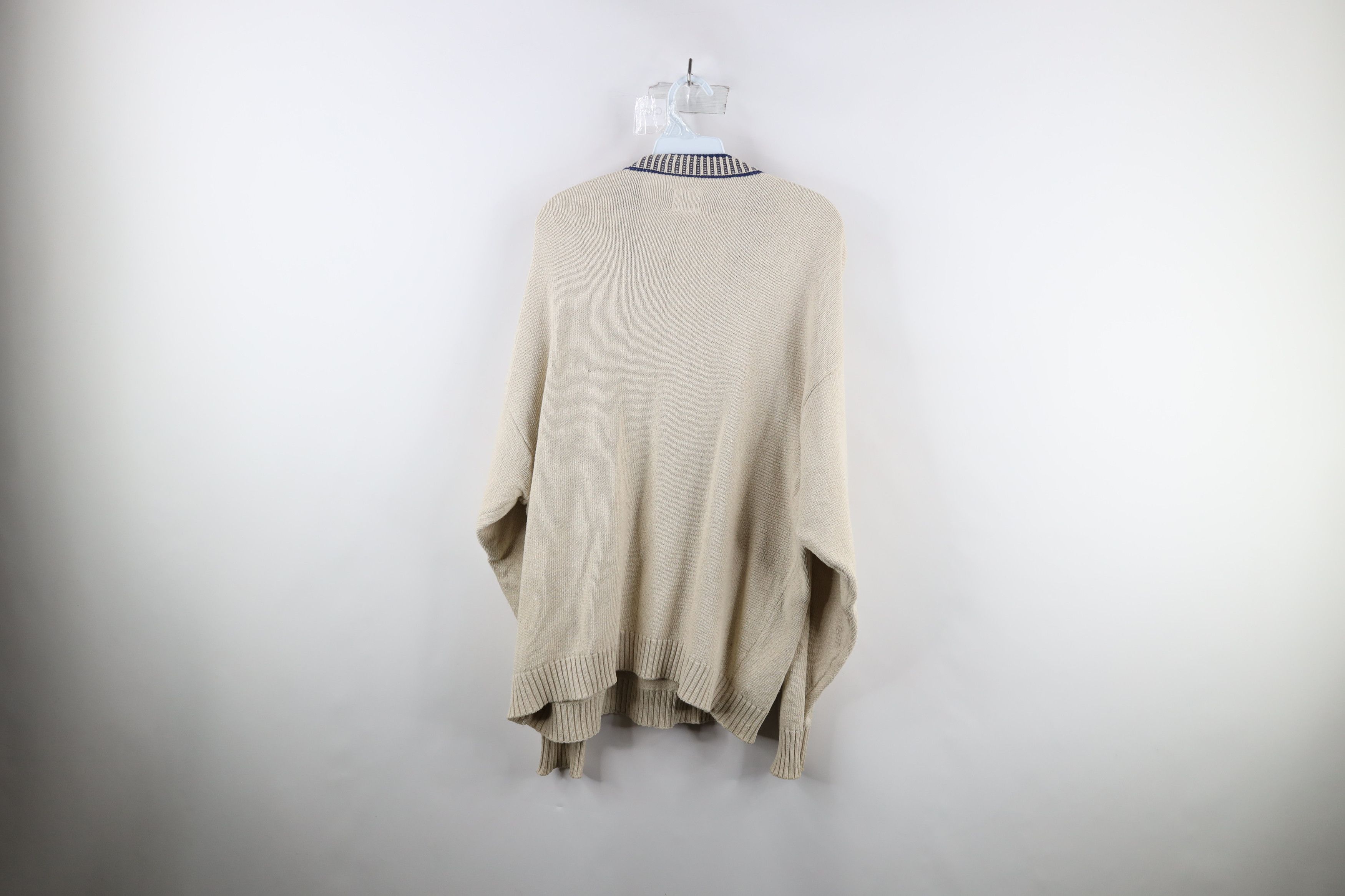 C.P. Company Vintage 90s CP Company Massimo Osti Knit V-Neck Sweater Size US XL / EU 56 / 4 - 6 Thumbnail
