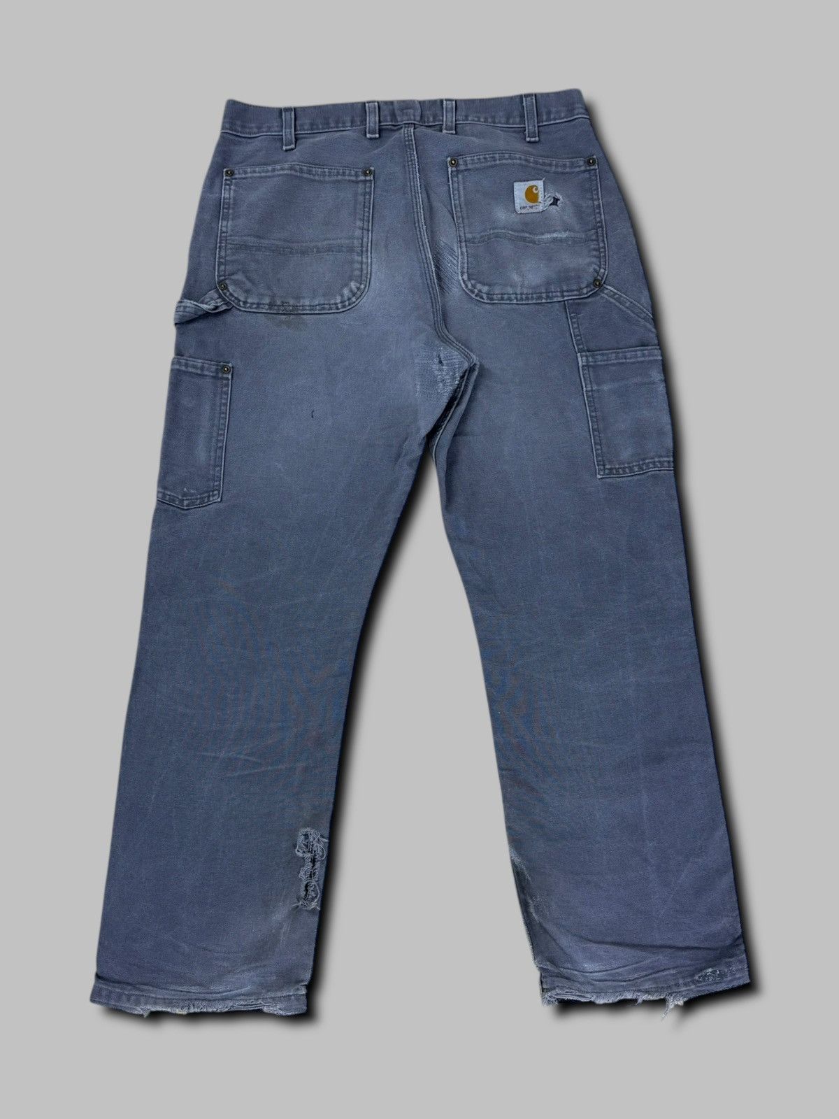 Carhartt Carhartt Distressed Double Knee Pants Workwear Jeans Size US 34 / EU 50 - 1 Thumbnail