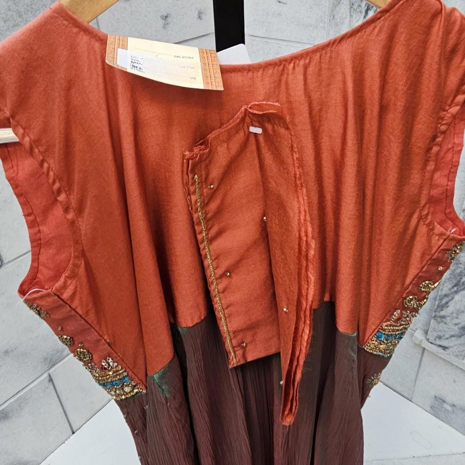 Other Women's Multicolored Beaded and Embroidered Kurta Dress Size M / US 6-8 / IT 42-44 - 6 Thumbnail