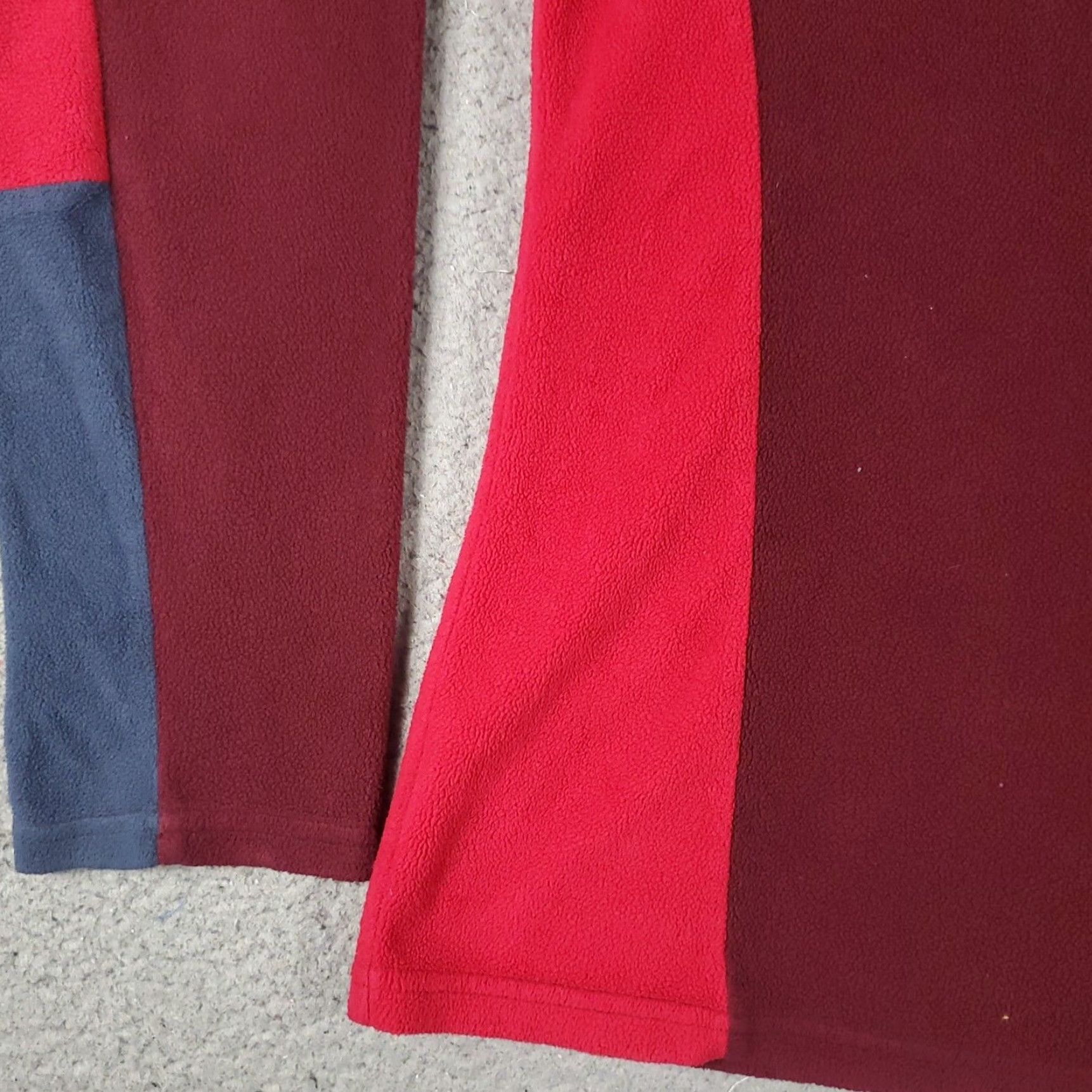 Vintage Columbia Sweater Womens XL Red Fleece 1/4 Zip Pullover Long Sleeve Size XL / US 12-14 / IT 48-50 - 3 Thumbnail