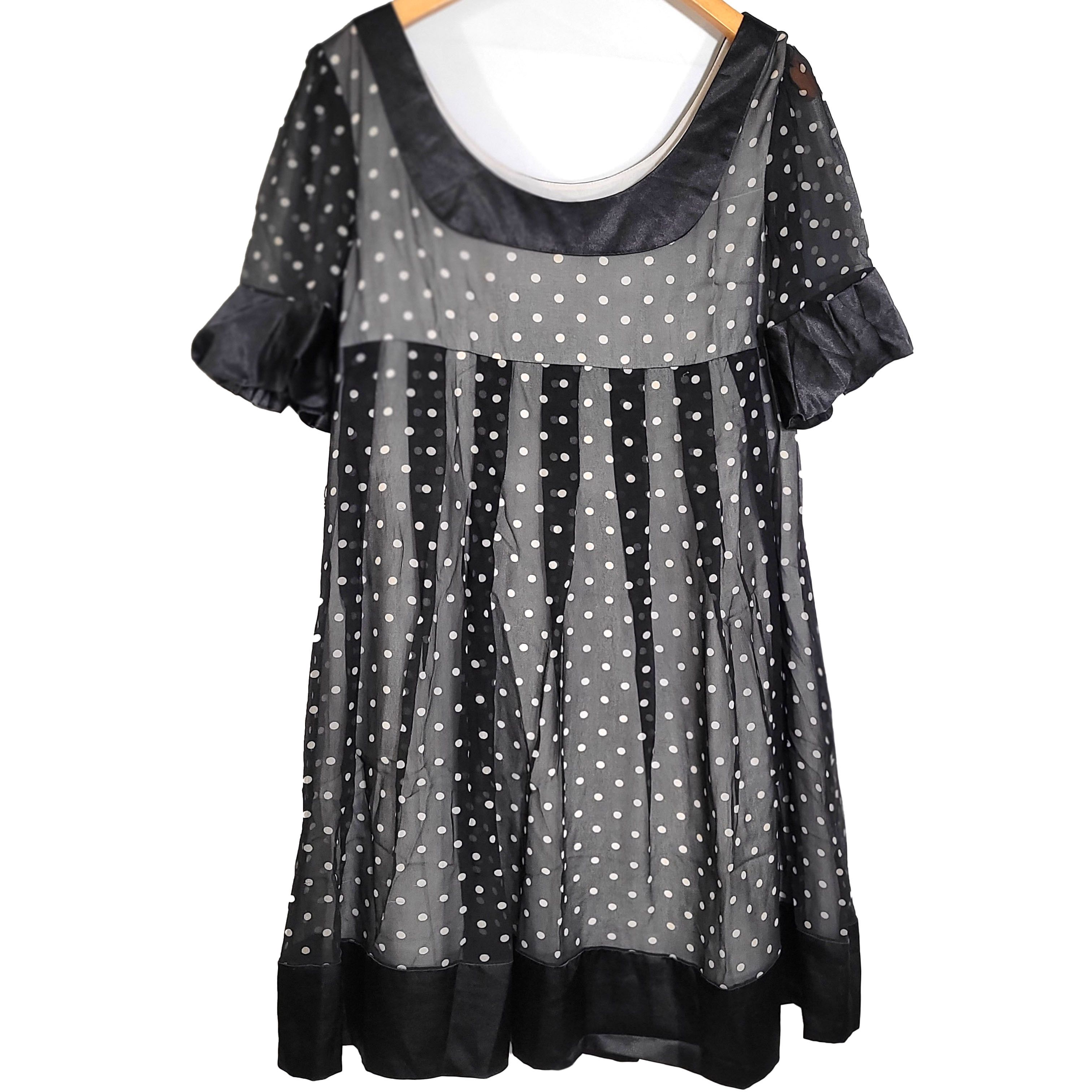 Other Women's 100% Silk Size XS Short Sleeve Tank Dress SCK242 Size S / US 4 / IT 40 - 1 Thumbnail