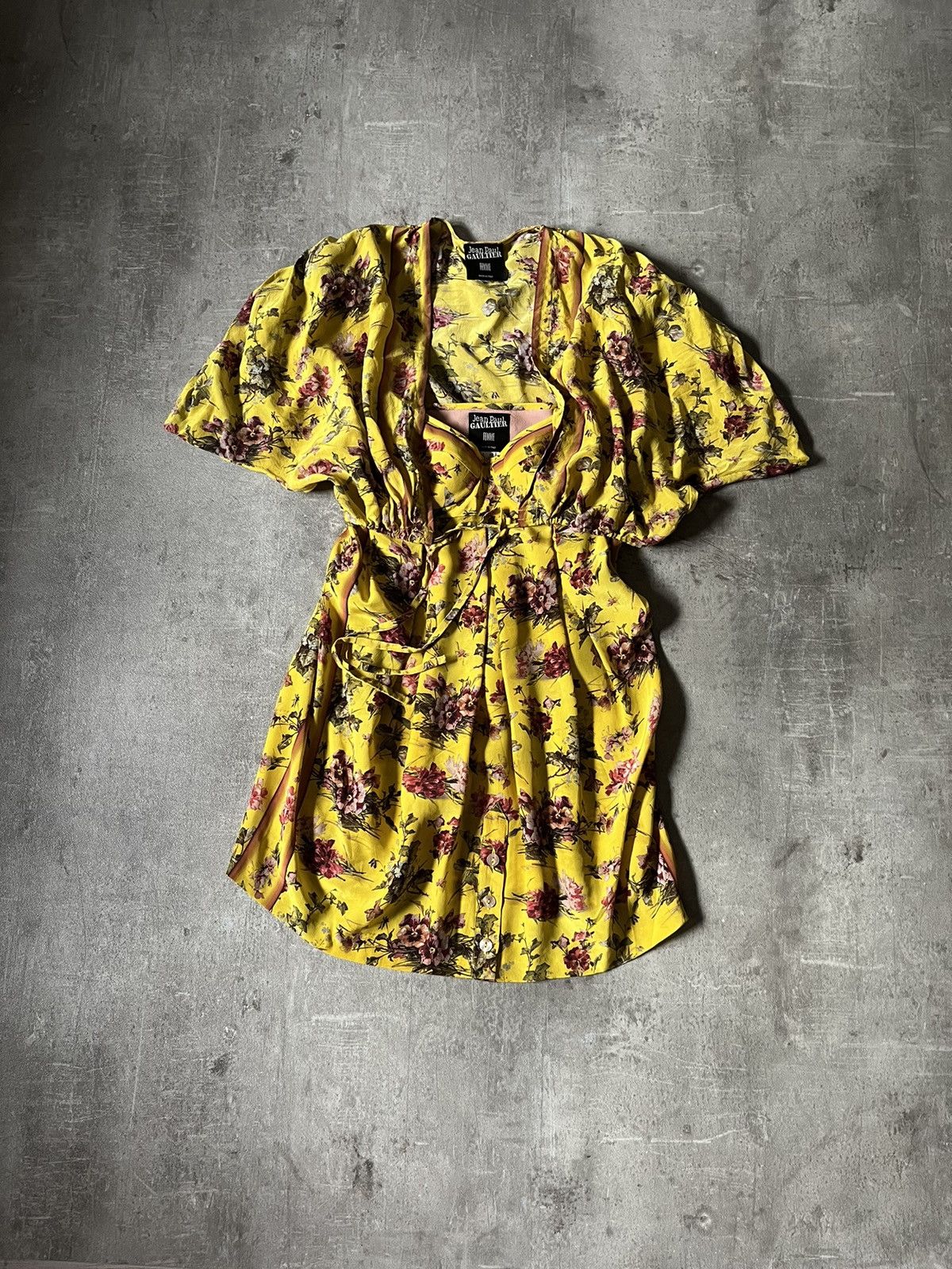 Jean Paul Gaultier Vinatge Jean Paul Gaultier 2 tops set yellow 90s rare Size S / US 4 / IT 40 - 2 Thumbnail