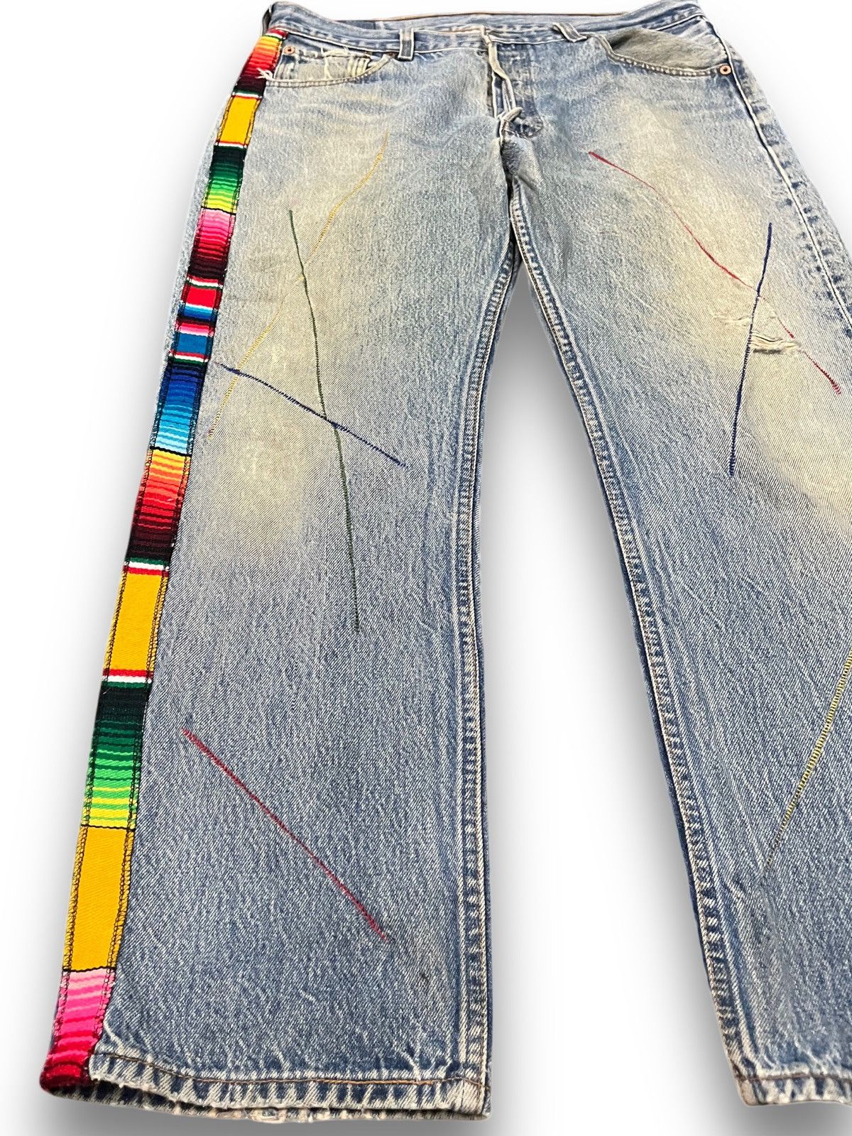 Sifury Vintage Levi’s 501 x Sifury Remake Custom Denim Size US 33 - 4 Thumbnail
