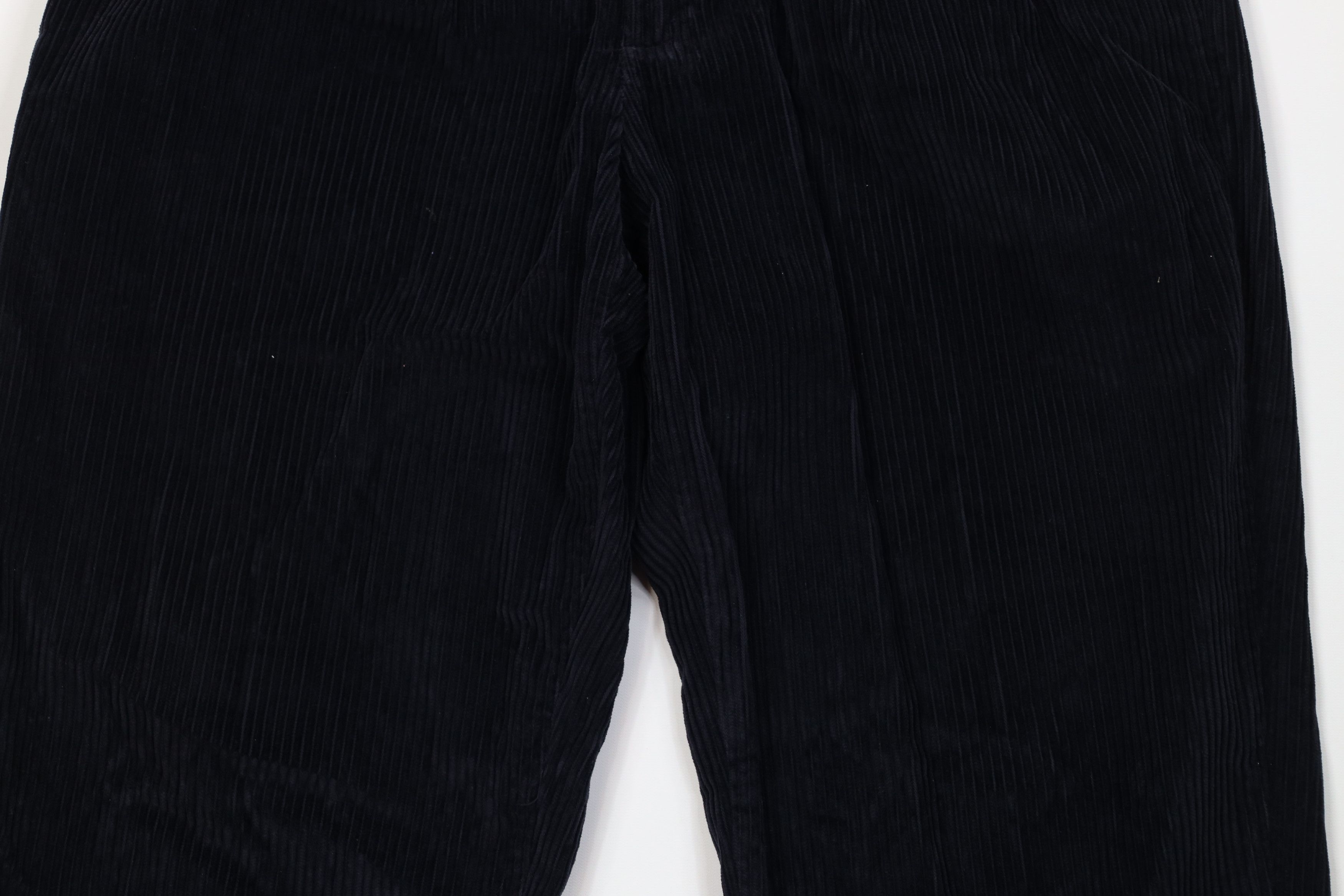 Eddie Bauer Vintage 90s Eddie Bauer Wide Leg Corduroy Pants Navy Blue Size US 38 / EU 54 - 3 Thumbnail