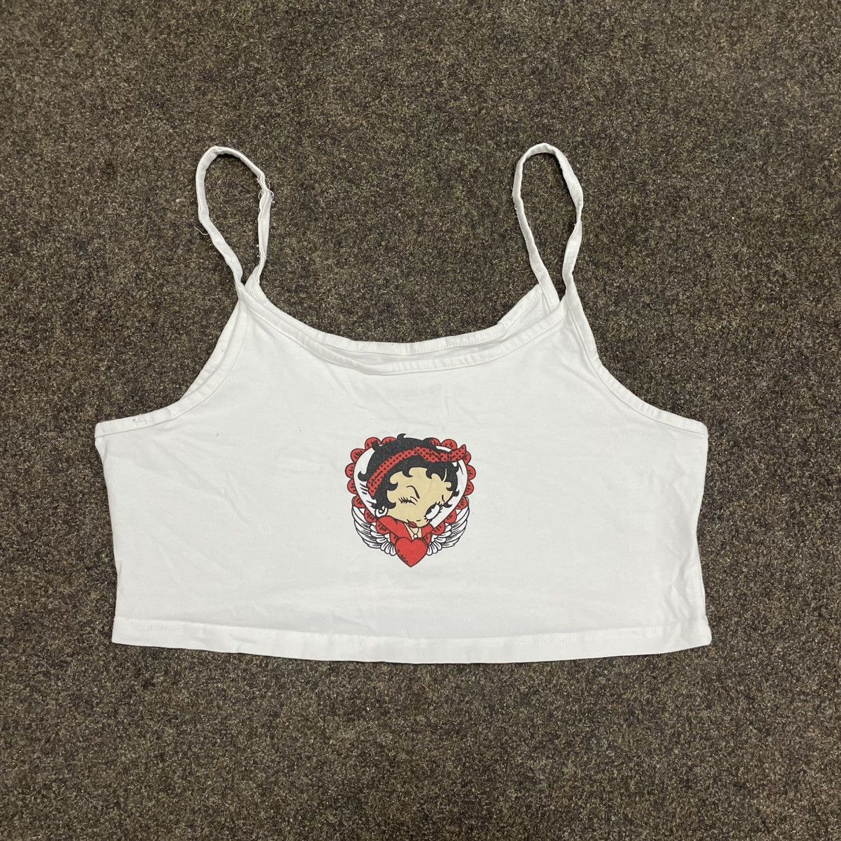 Vintage Vintage Y2K Betty Boop Crop Camisole Coquette Graphic Punk S Size S / US 4 / IT 40 - 1 Thumbnail