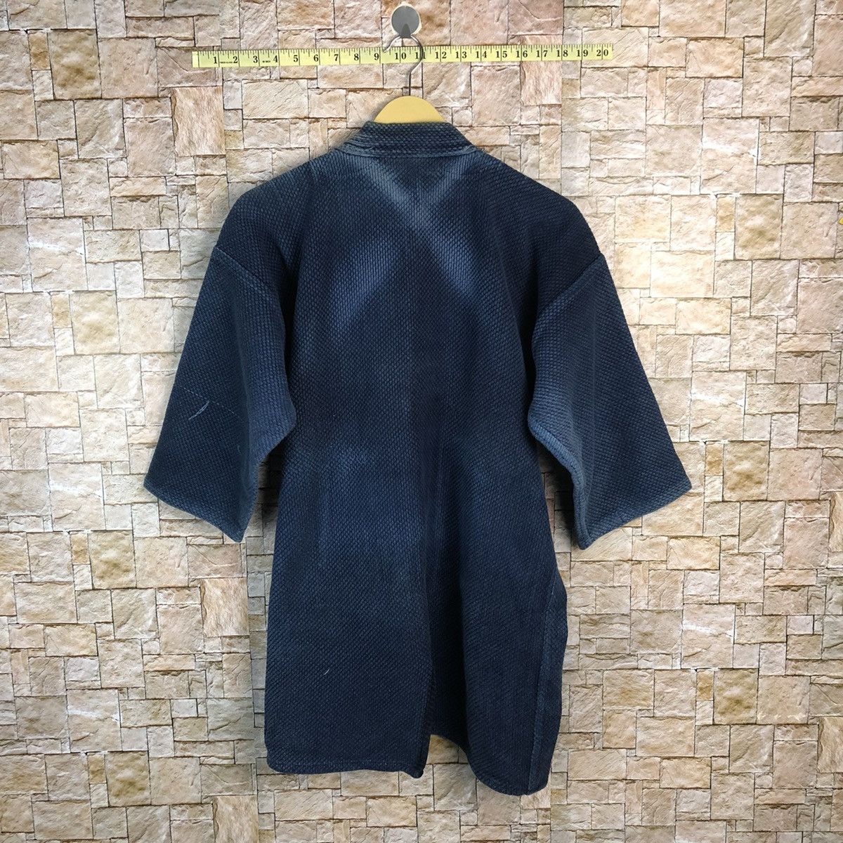 Indigo Japan indigo vintage Dark Blue Kimono cardigan #A568 Size US L / EU 52-54 / 3 - 11 Thumbnail