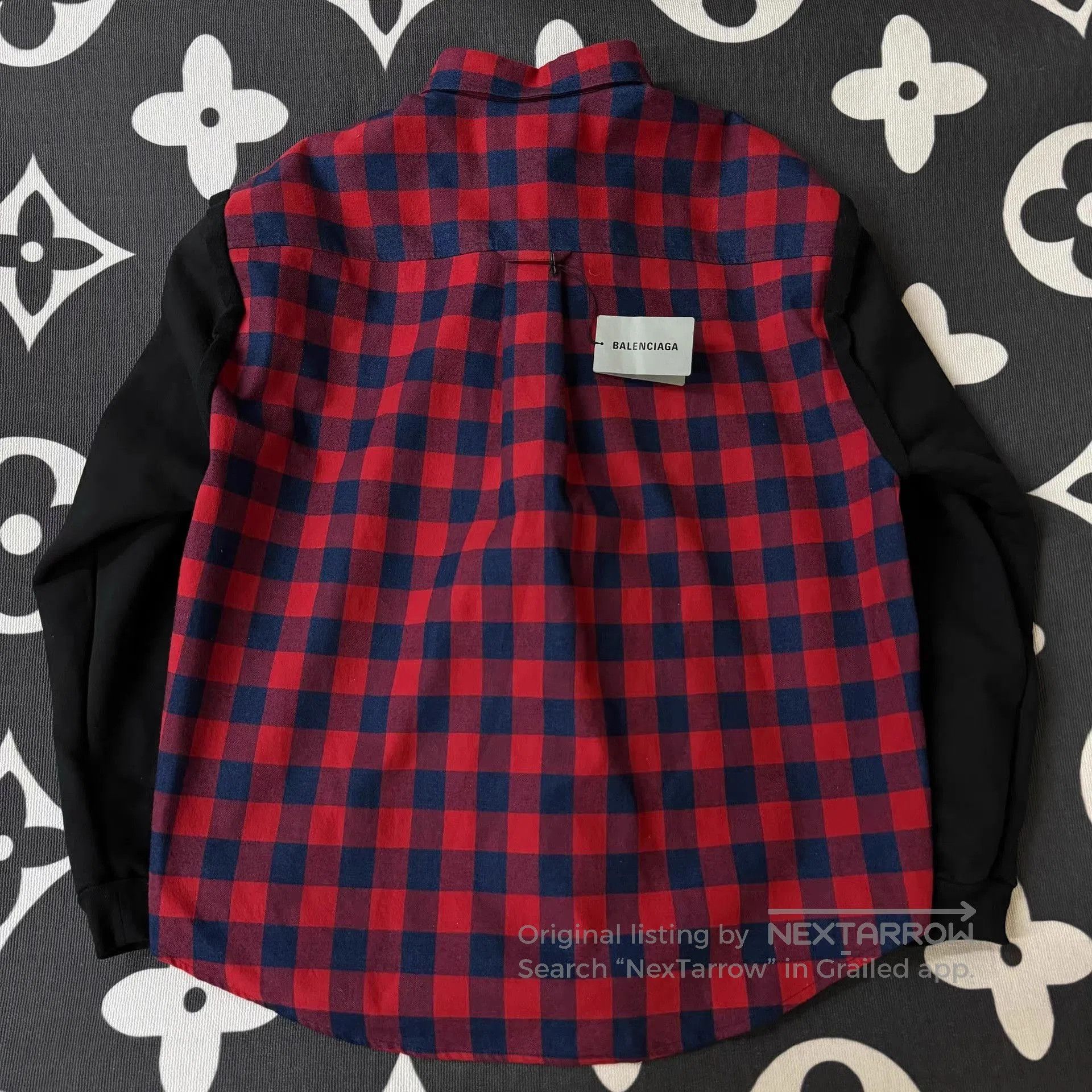 Balenciaga Multi Plaid Long Sleeve Button Up Shirt. Size US M / EU 48-50 / 2 - 2 Thumbnail