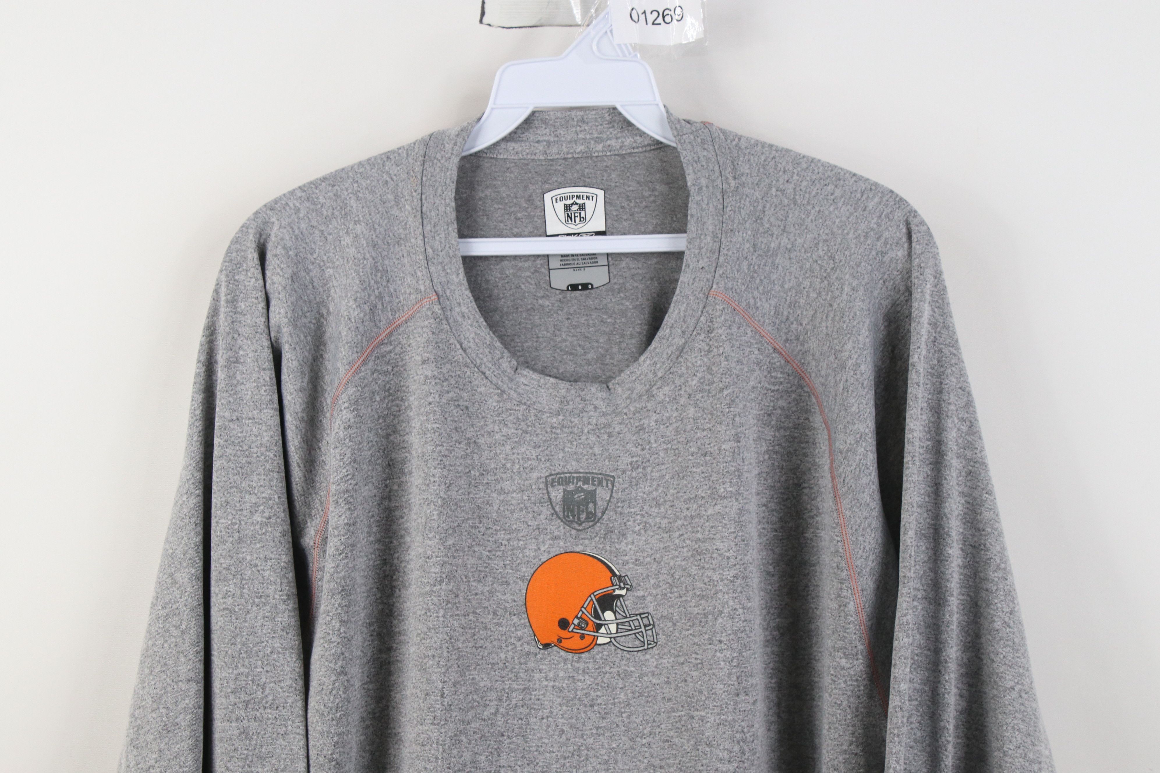 Reebok Vintage Y2K Reebok NFL Football Long Sleeve T-Shirt Gray Size US L / EU 52-54 / 3 - 2 Thumbnail